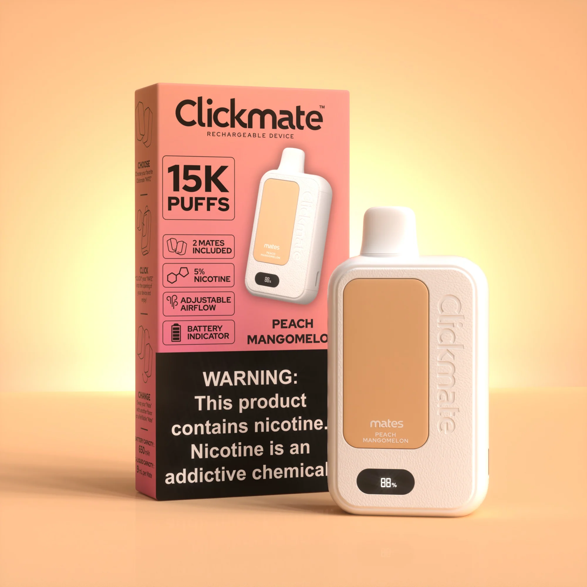 7 Daze Clickmate 15000 Puffs Disposable Vape Device Starter Kit - Image 18