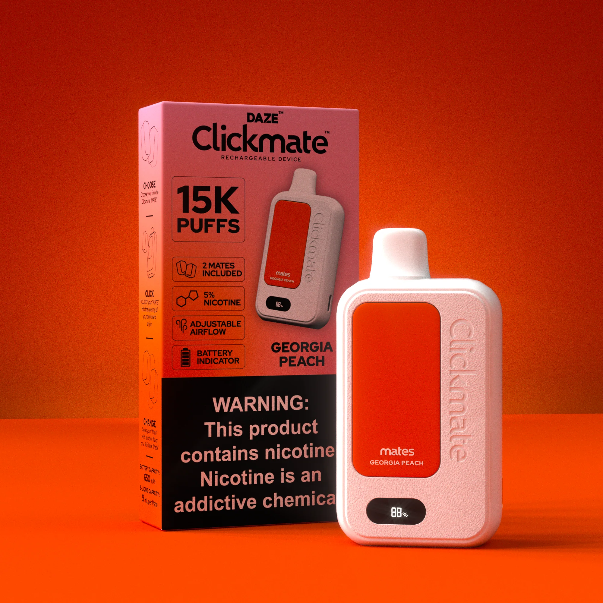 7 Daze Clickmate 15000 Puffs Disposable Vape Device Starter Kit - Image 24