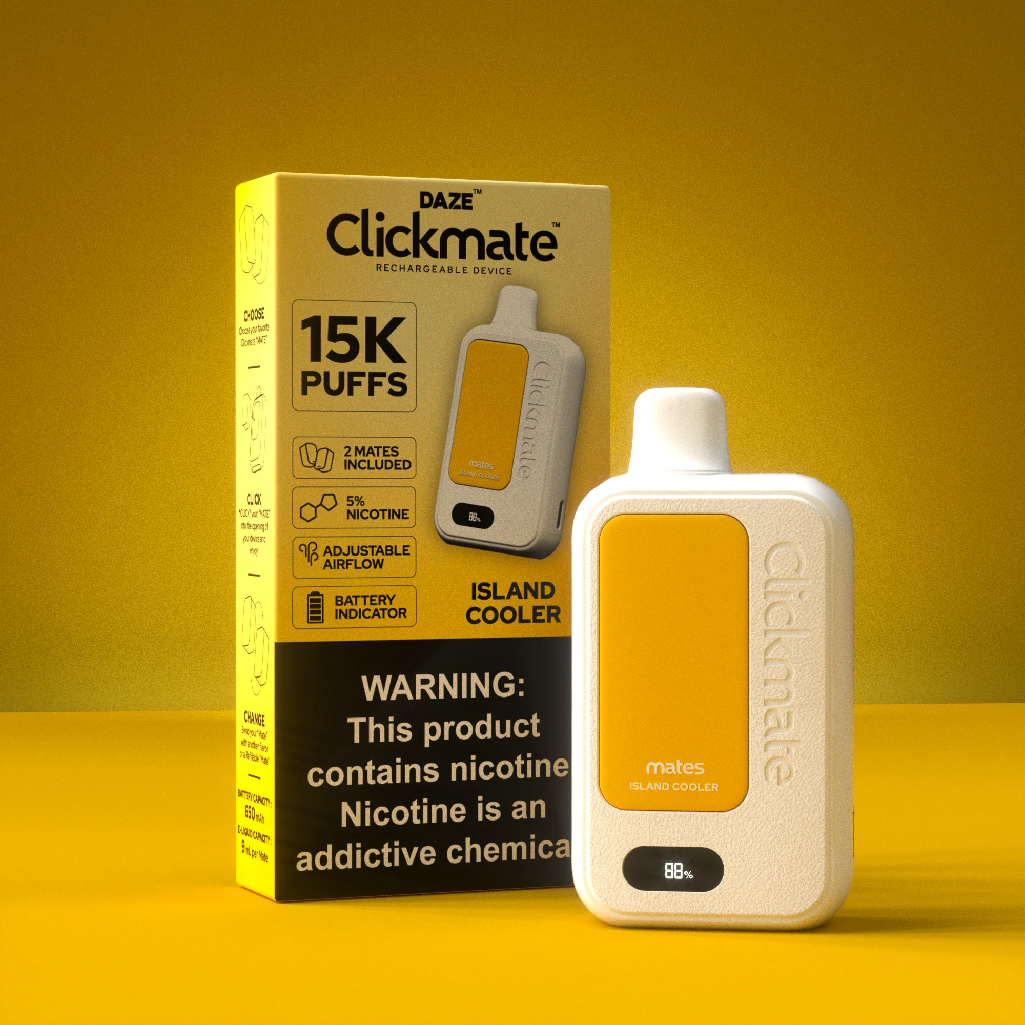 7 Daze Clickmate 15000 Puffs Disposable Vape Device Starter Kit - Image 27