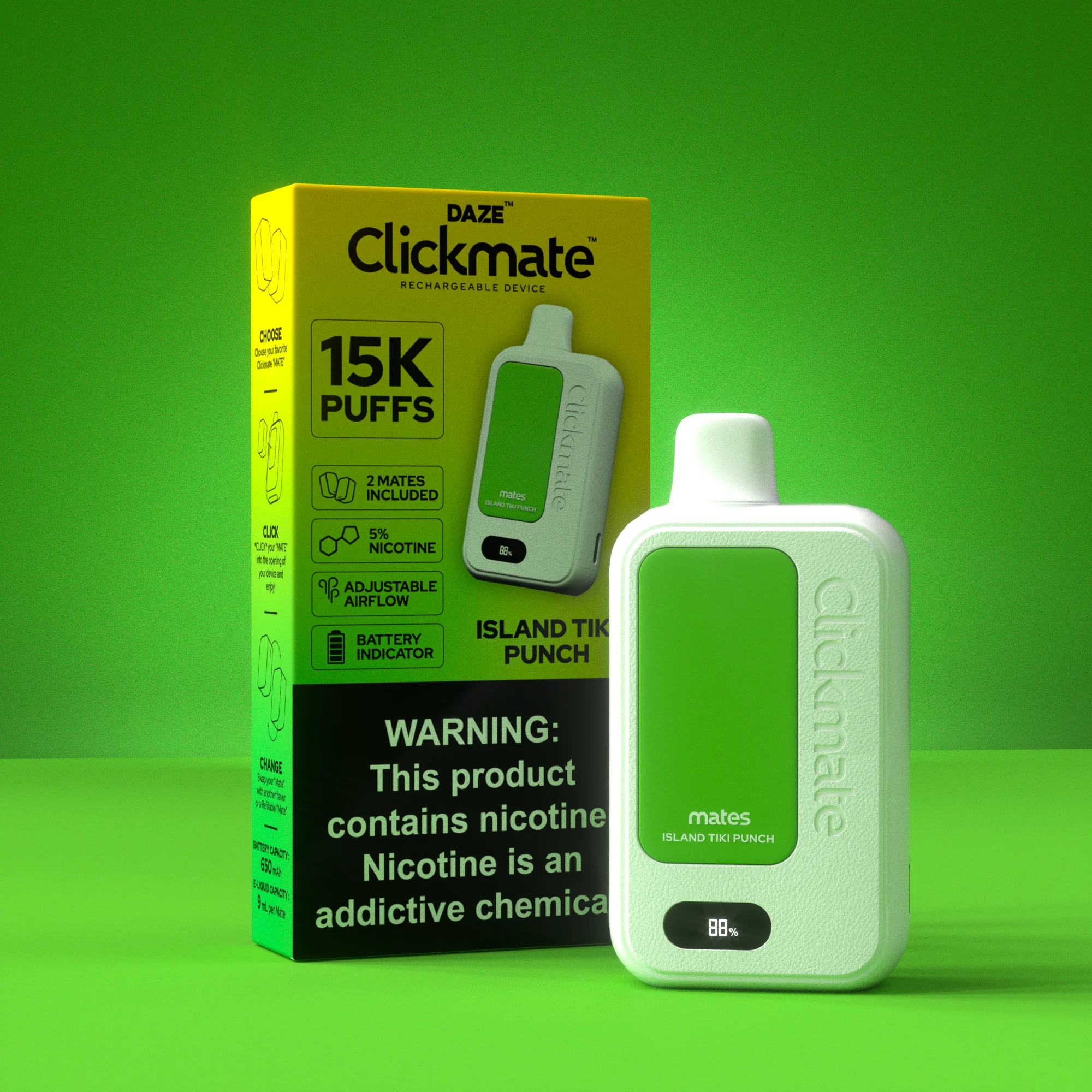 7 Daze Clickmate 15000 Puffs Disposable Vape Device Starter Kit - Image 28