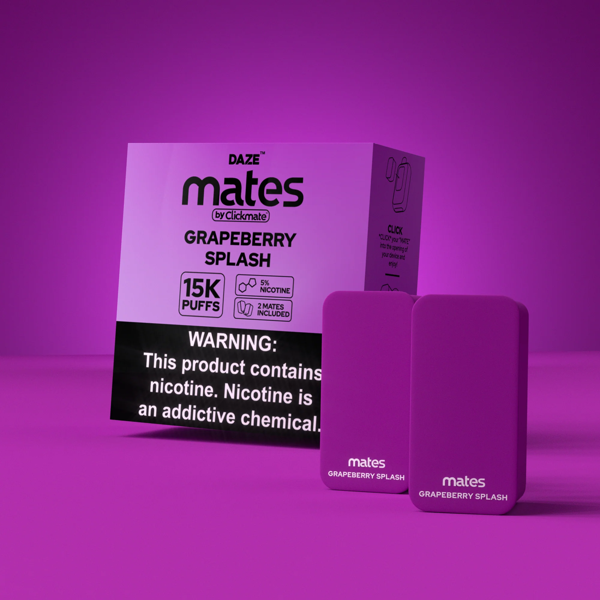 7 Daze Clickmate 15000 Puffs Disposable Vape Device Starter Kit - Image 44