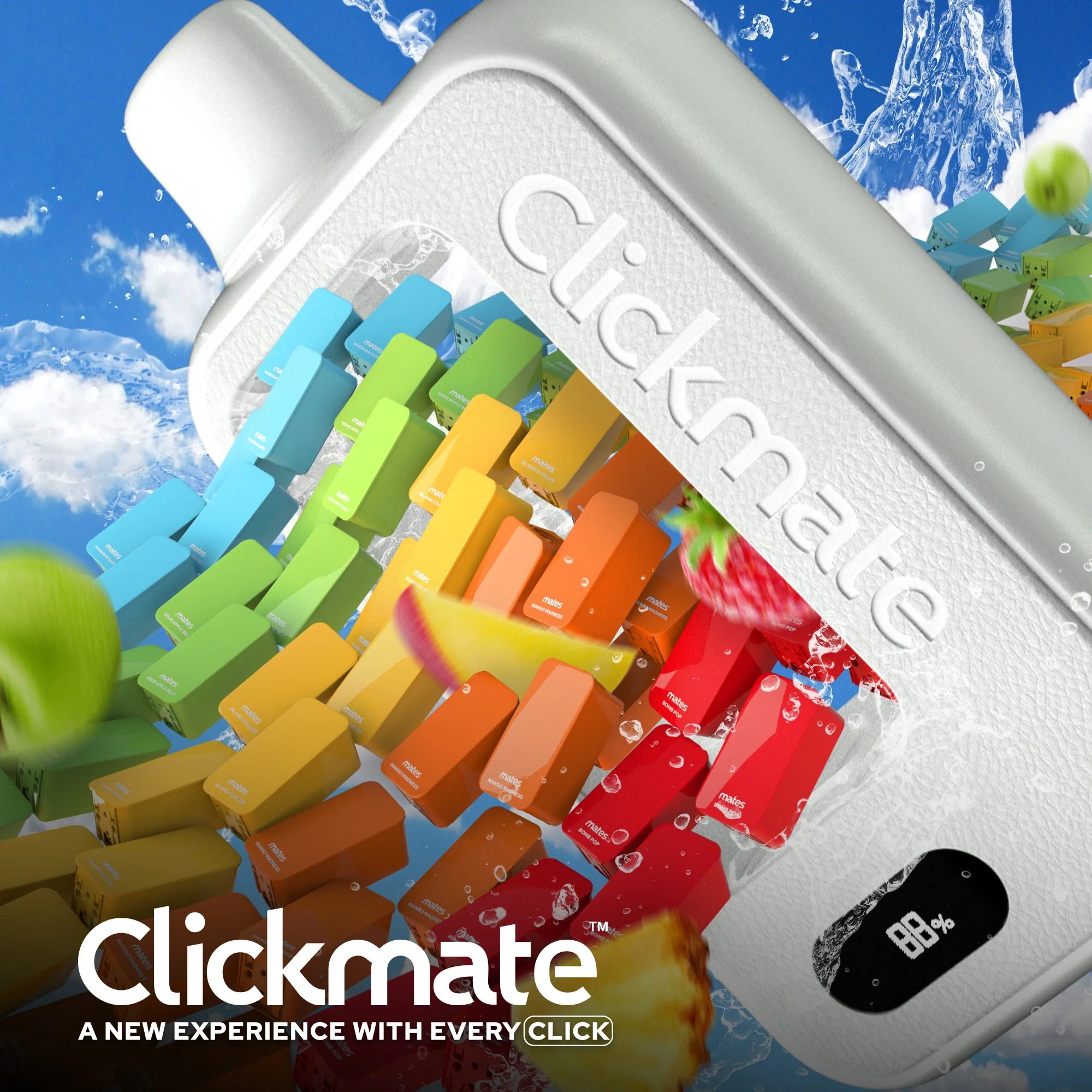 7 Daze Clickmate 15000 Puffs Disposable Vape Device Starter Kit - Image 5