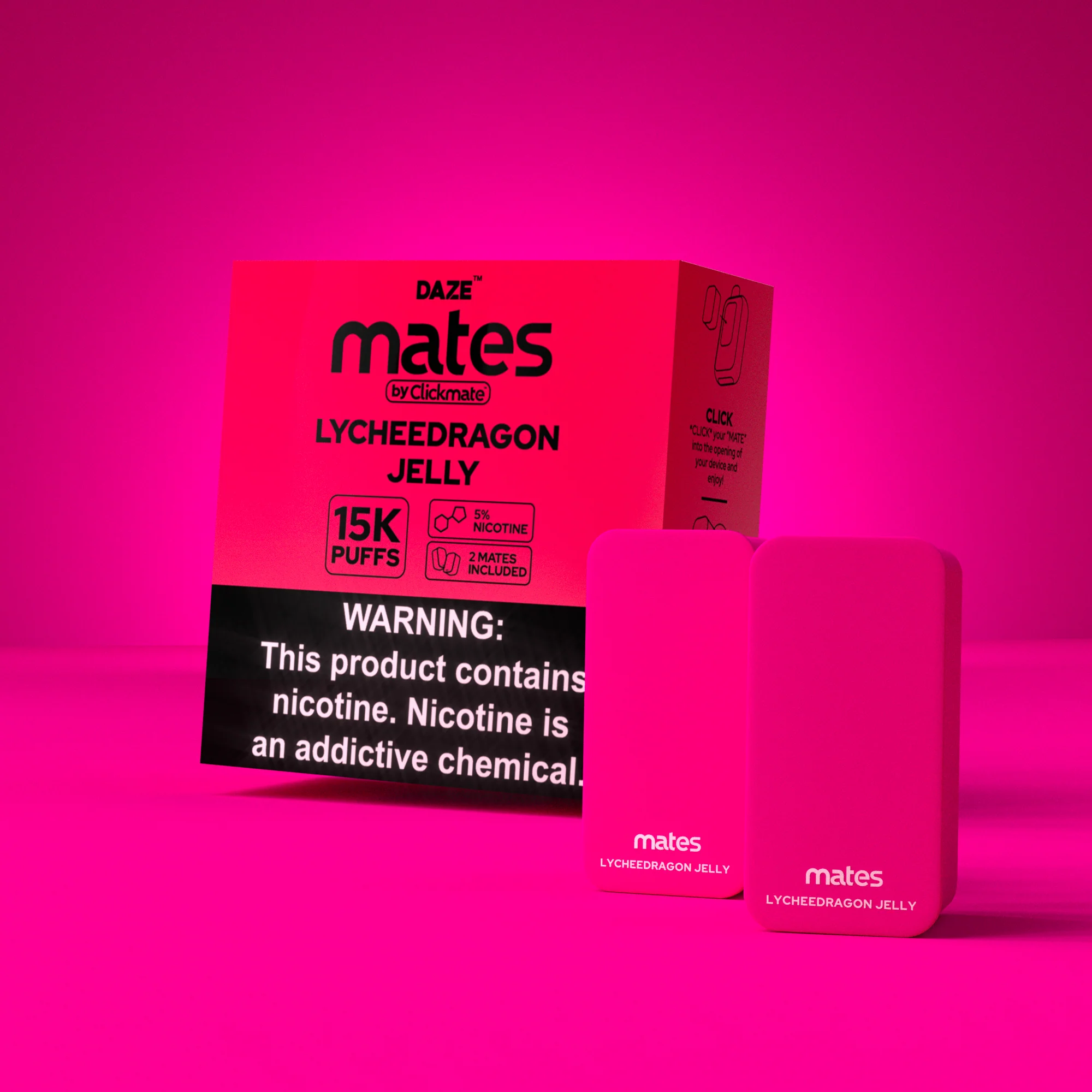 7 Daze Clickmate 15000 Puffs Disposable Vape Device Starter Kit - Image 50
