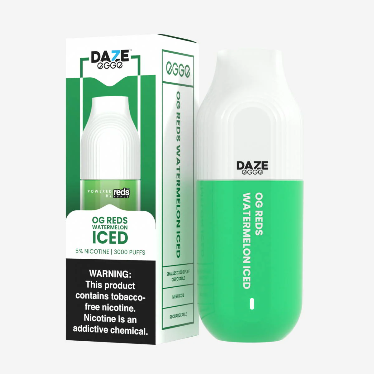 7 Daze Egge 3000 Puffs Disposable Vape Device - Image 11