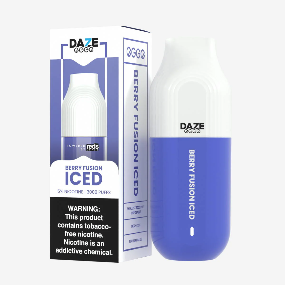 7 Daze Egge 3000 Puffs Disposable Vape Device - Image 4