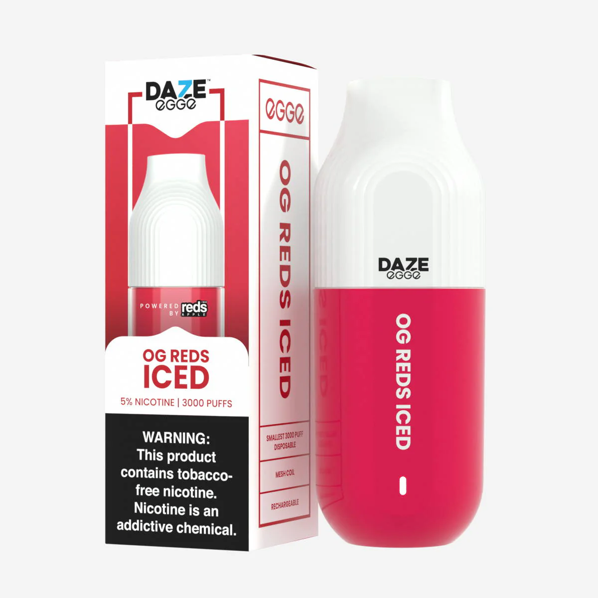 7 Daze Egge 3000 Puffs Disposable Vape Device - Image 7