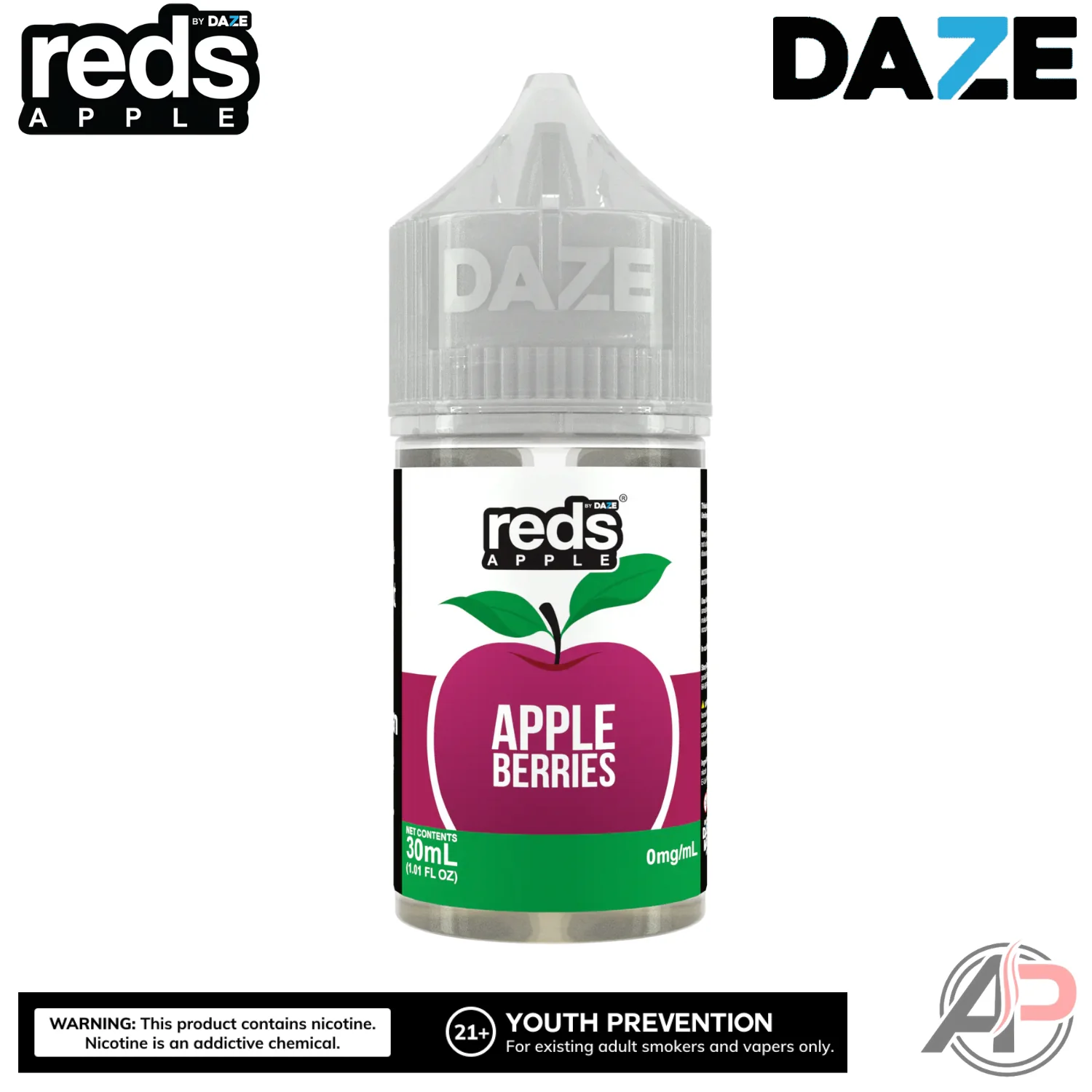 7 Daze Reds Apple Berries E-Liquid 100mL - Image 2