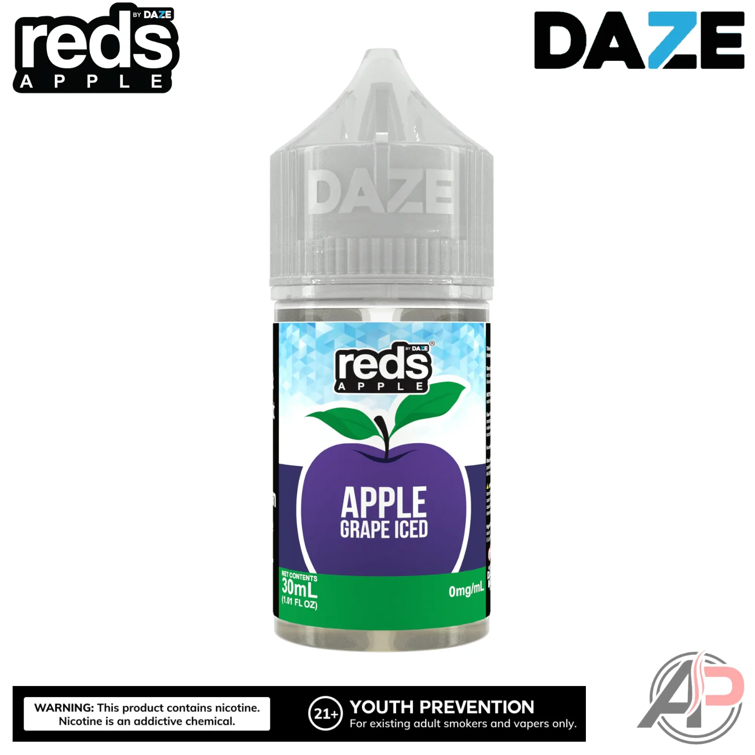 7 Daze Reds Apple Grape Iced E-Liquid 100mL - Image 2