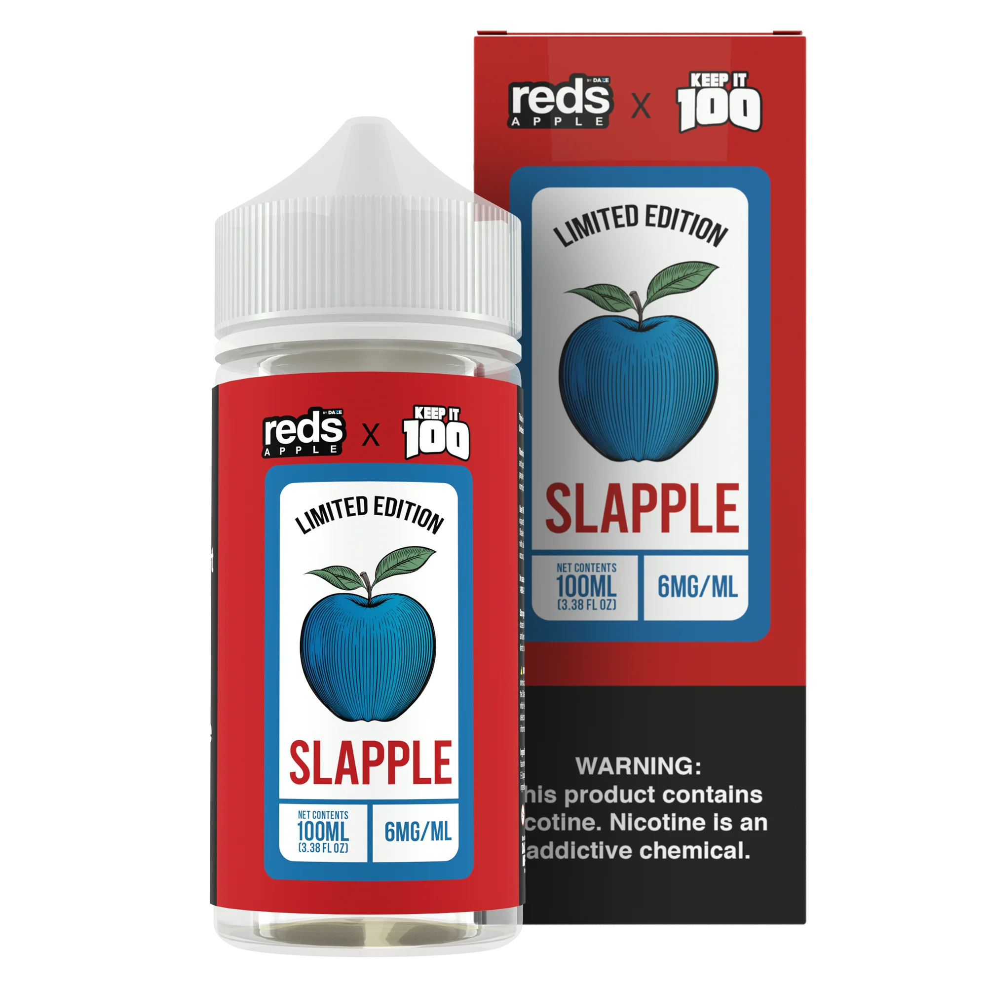 7 Daze Reds X Keep It 100 Slapple E-Liquid 100mL - Image 3