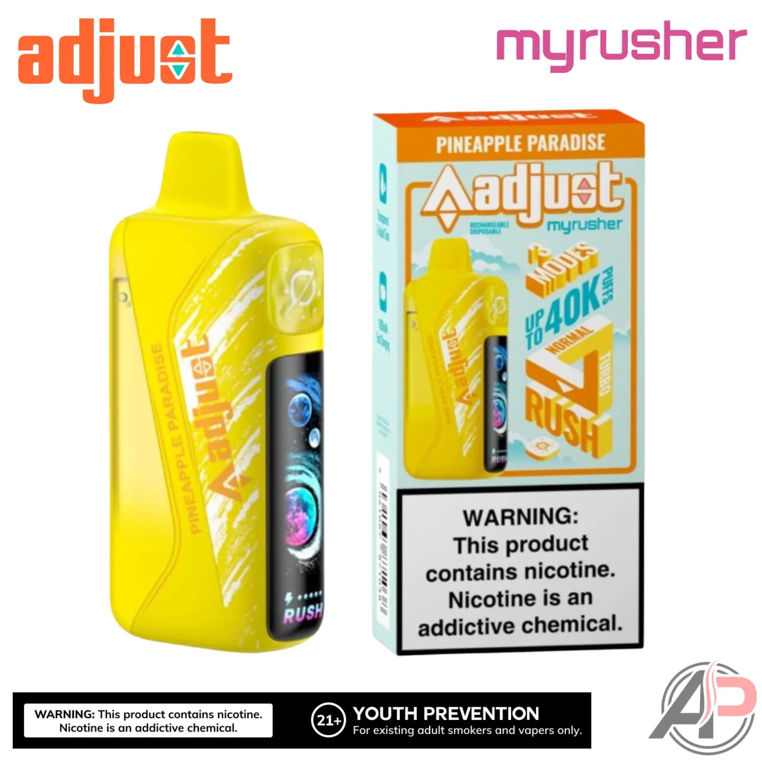 Adjust MyRusher 40k Puffs Disposable Vape Device - Image 11
