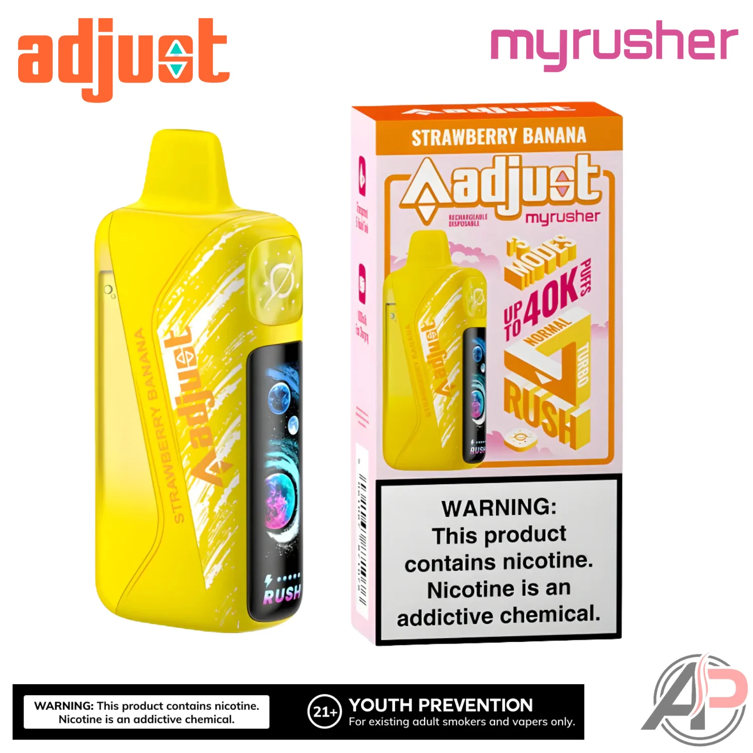 Adjust MyRusher 40k Puffs Disposable Vape Device - Image 12