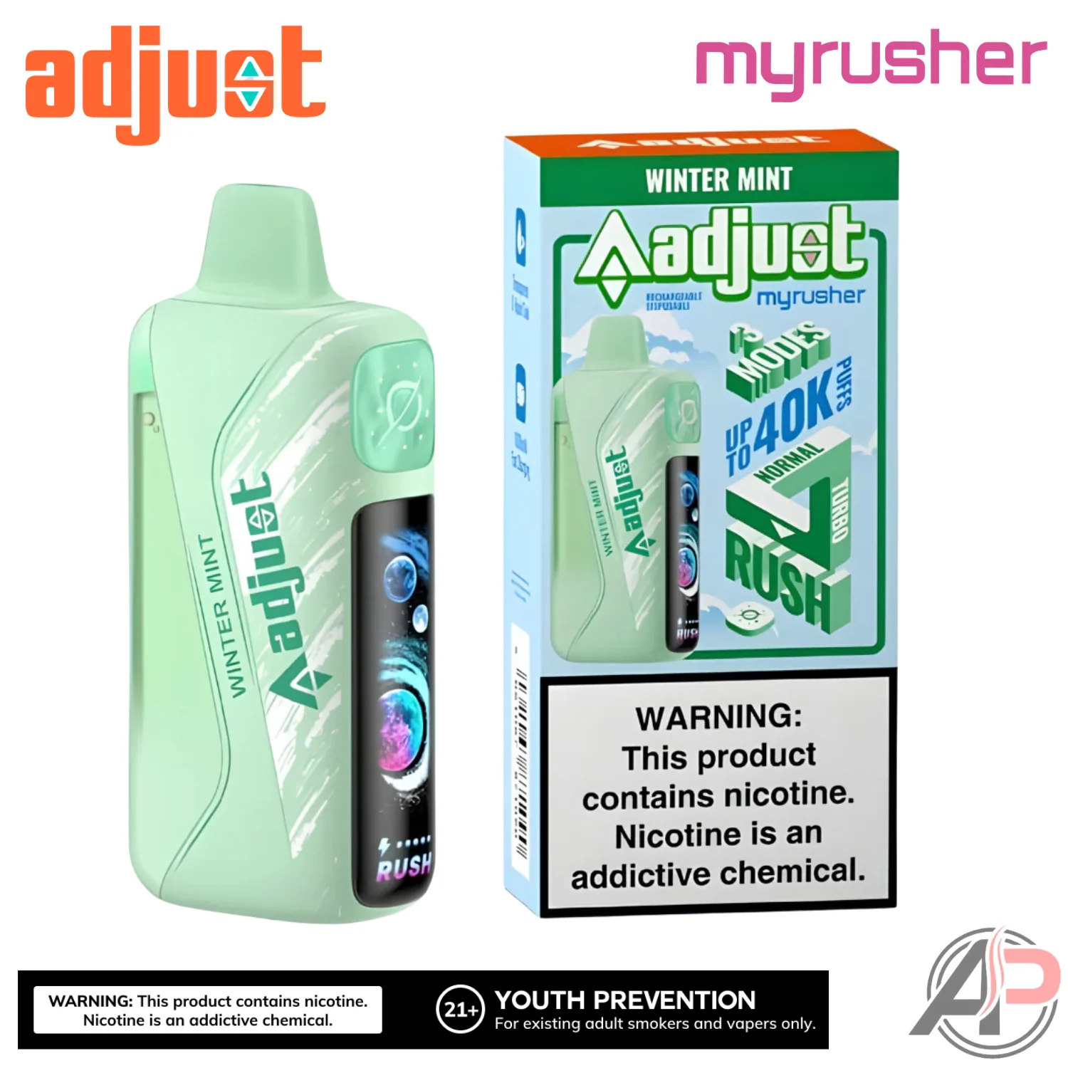 Adjust MyRusher 40k Puffs Disposable Vape Device - Image 3
