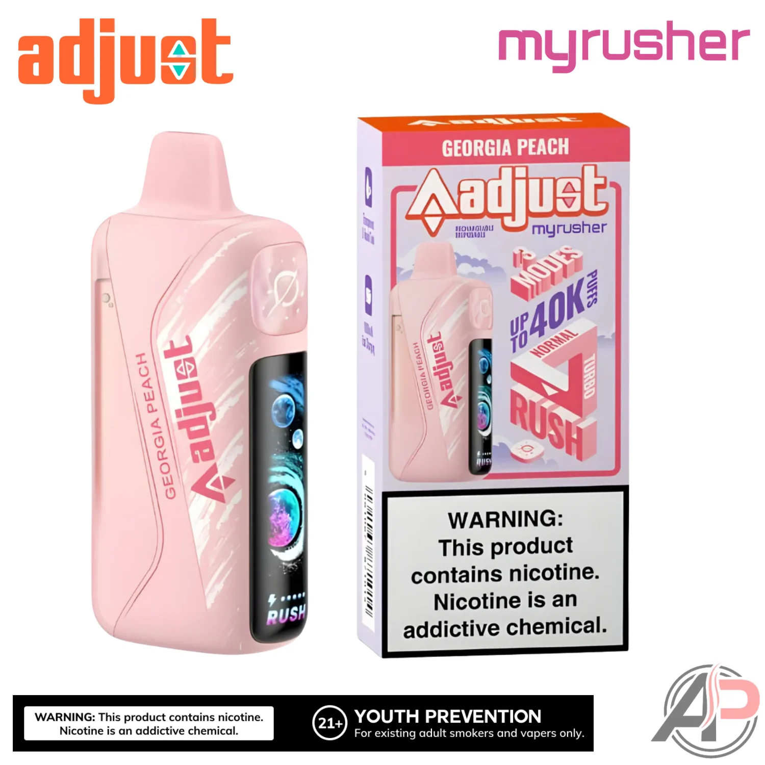 Adjust MyRusher 40k Puffs Disposable Vape Device - Image 4