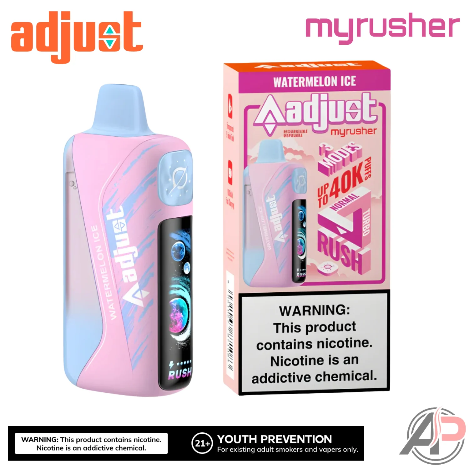 Adjust MyRusher 40k Puffs Disposable Vape Device - Image 6