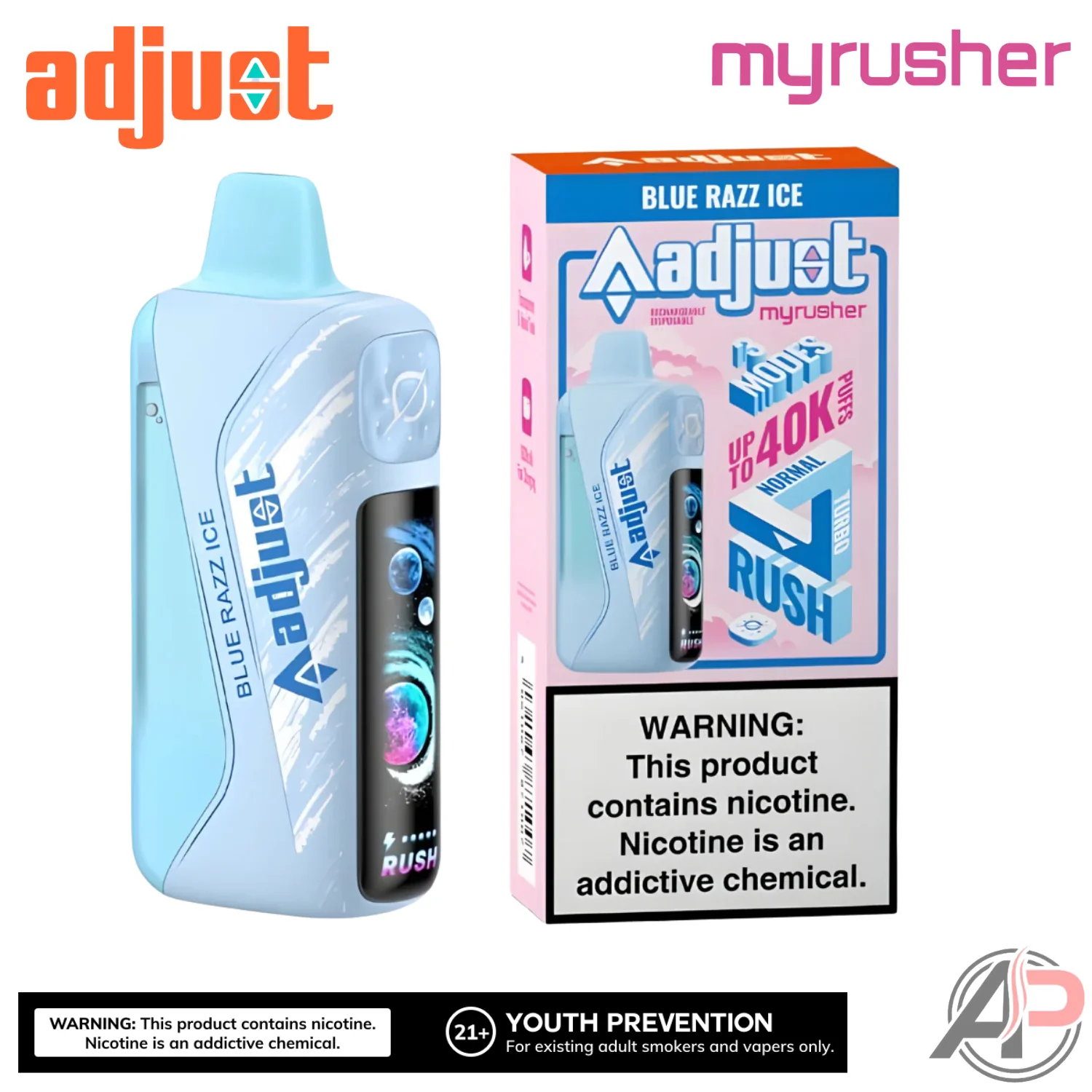 Adjust MyRusher 40k Puffs Disposable Vape Device - Image 7