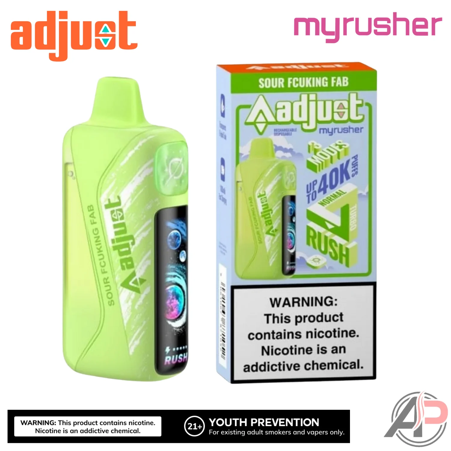 Adjust MyRusher 40k Puffs Disposable Vape Device - Image 9