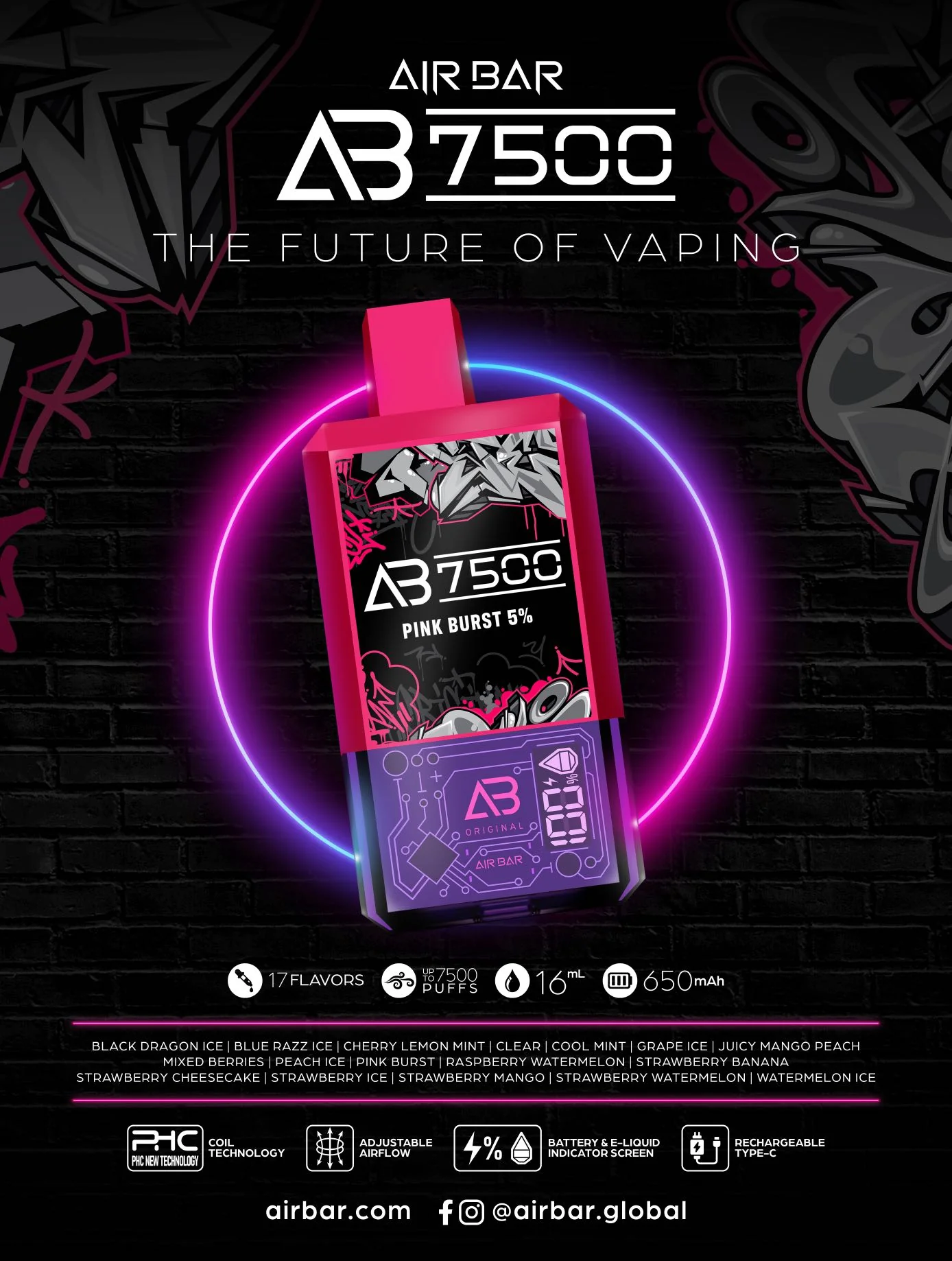 Air Bar AB7500 Puff Disposable Vape Device - Image 6