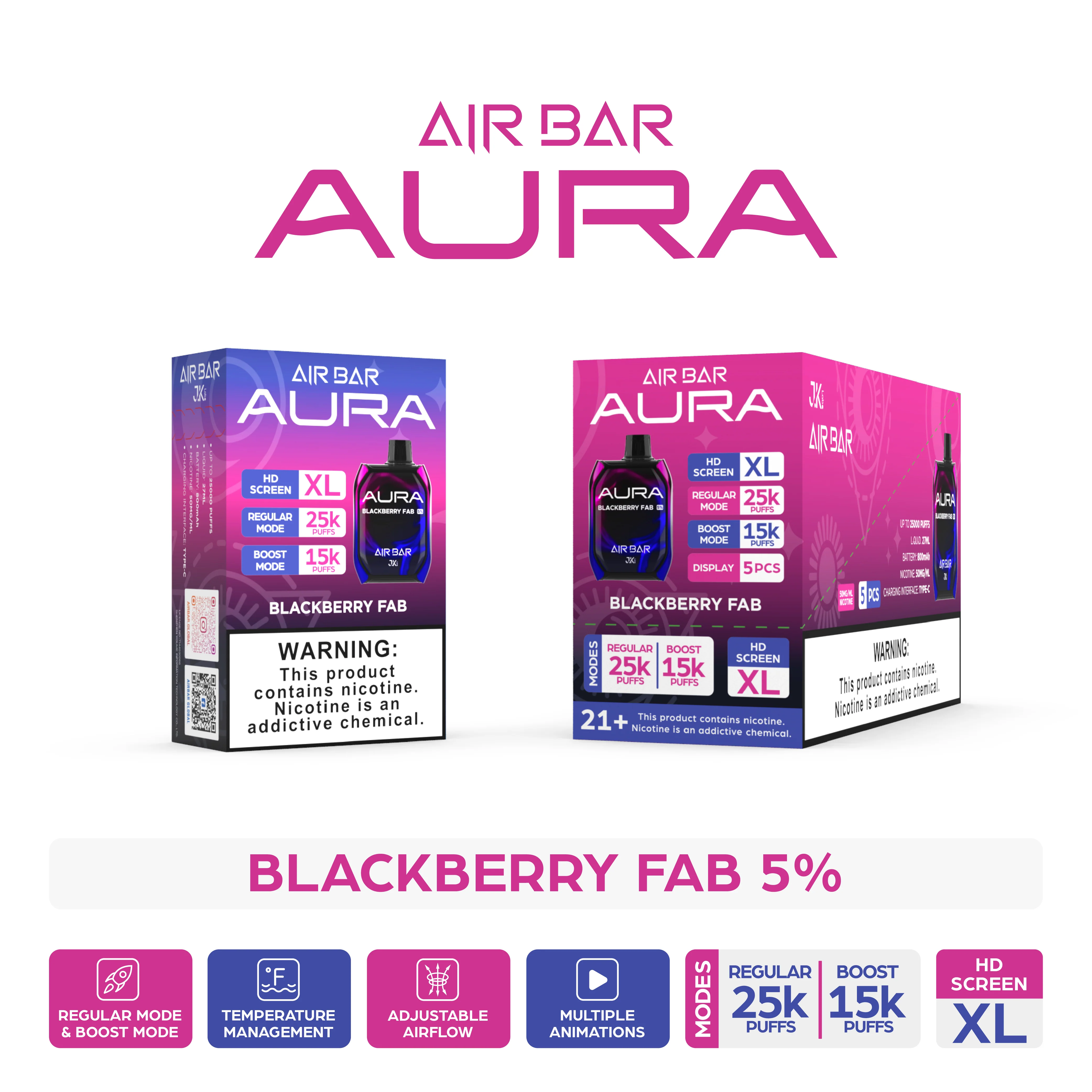 Air Bar Aura 25000 Puffs Disposable Vape Device - Image 20