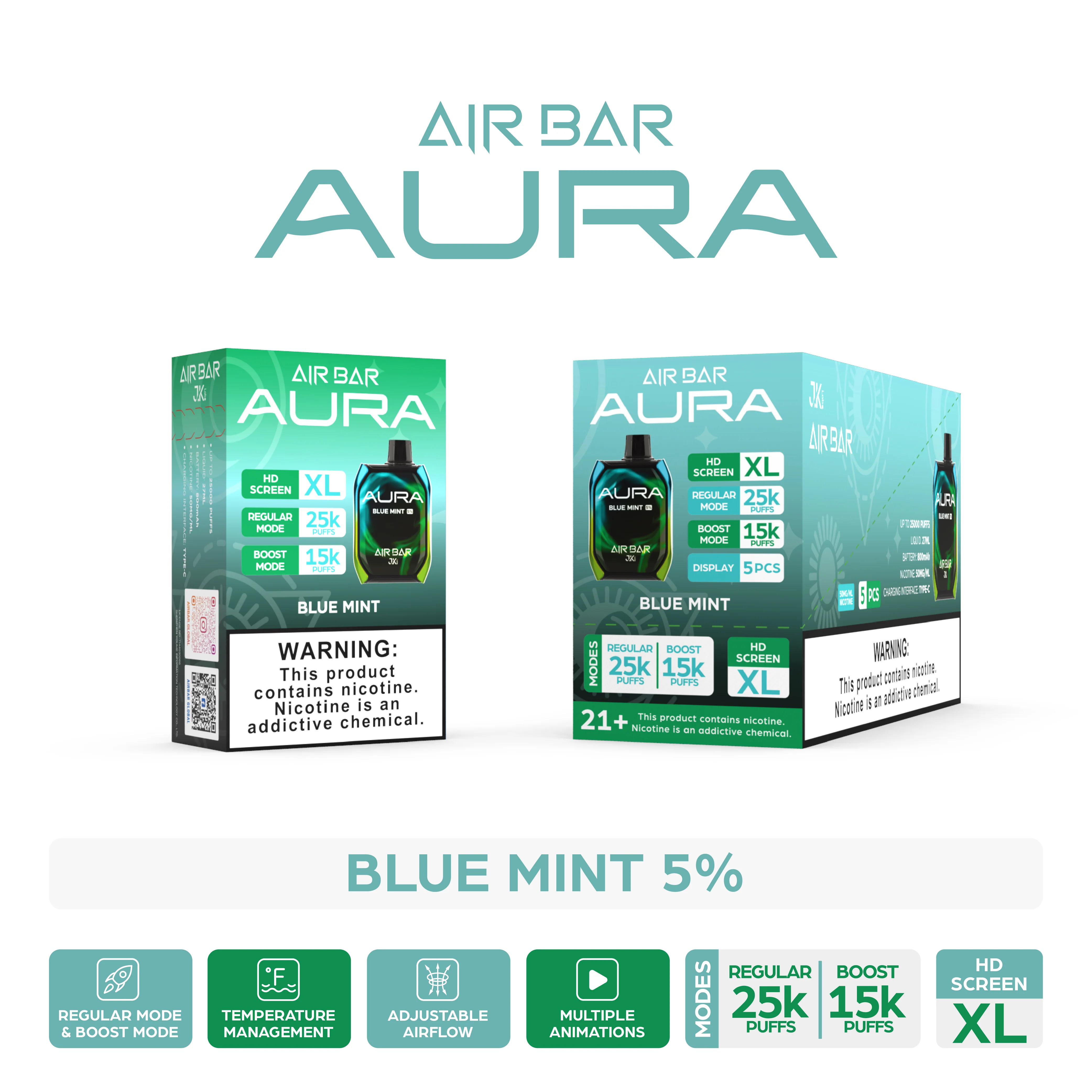 Air Bar Aura 25000 Puffs Disposable Vape Device - Image 21