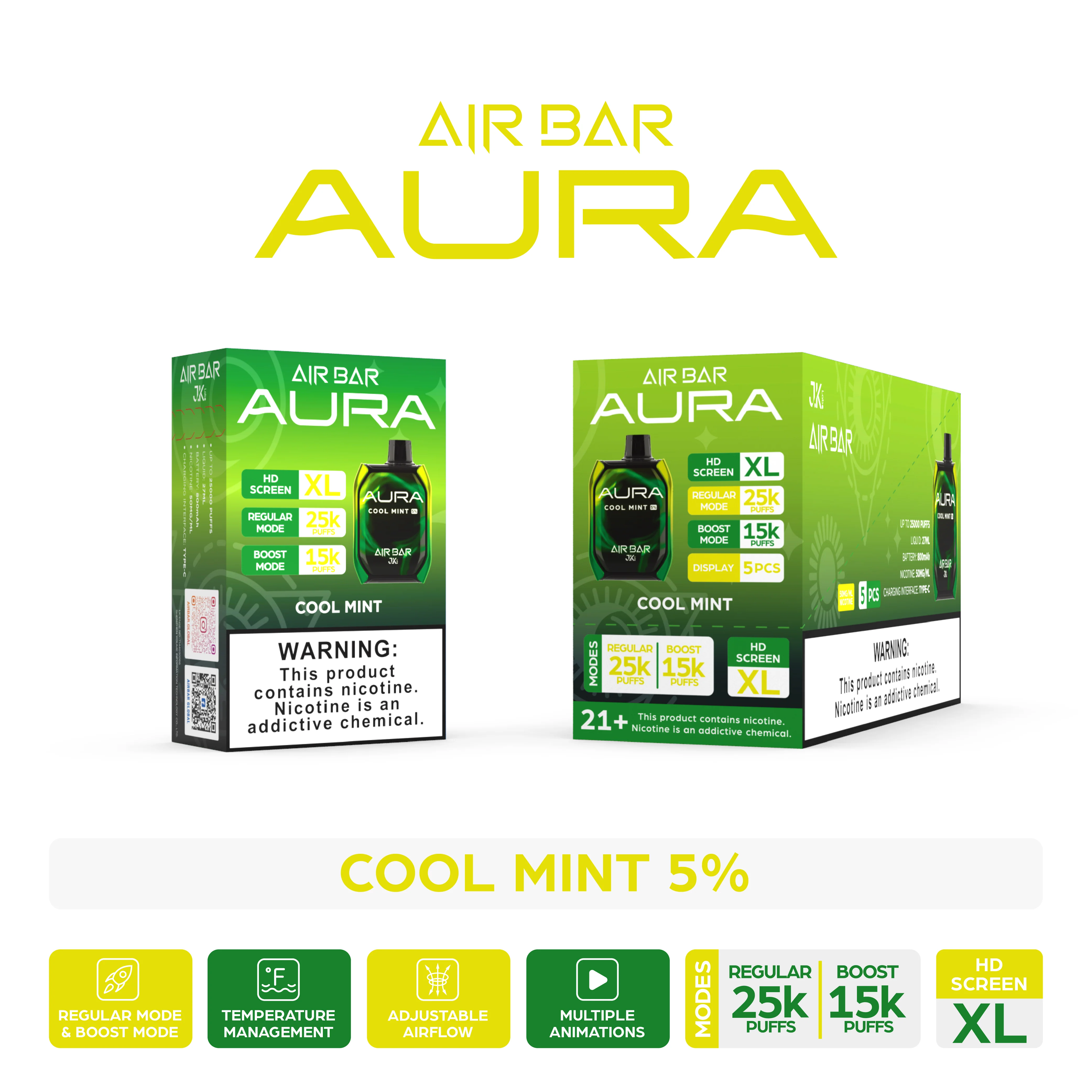 Air Bar Aura 25000 Puffs Disposable Vape Device - Image 25