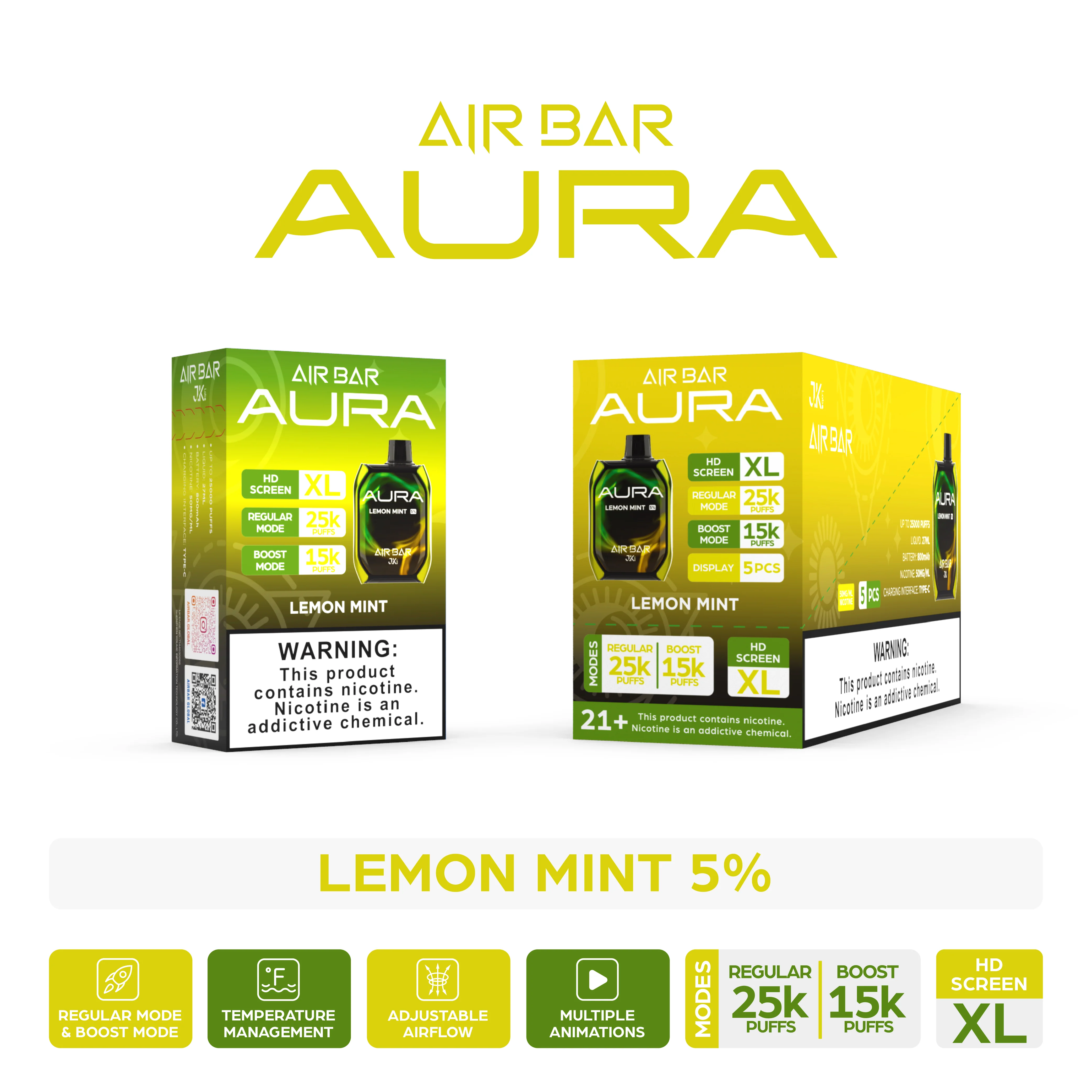 Air Bar Aura 25000 Puffs Disposable Vape Device - Image 28