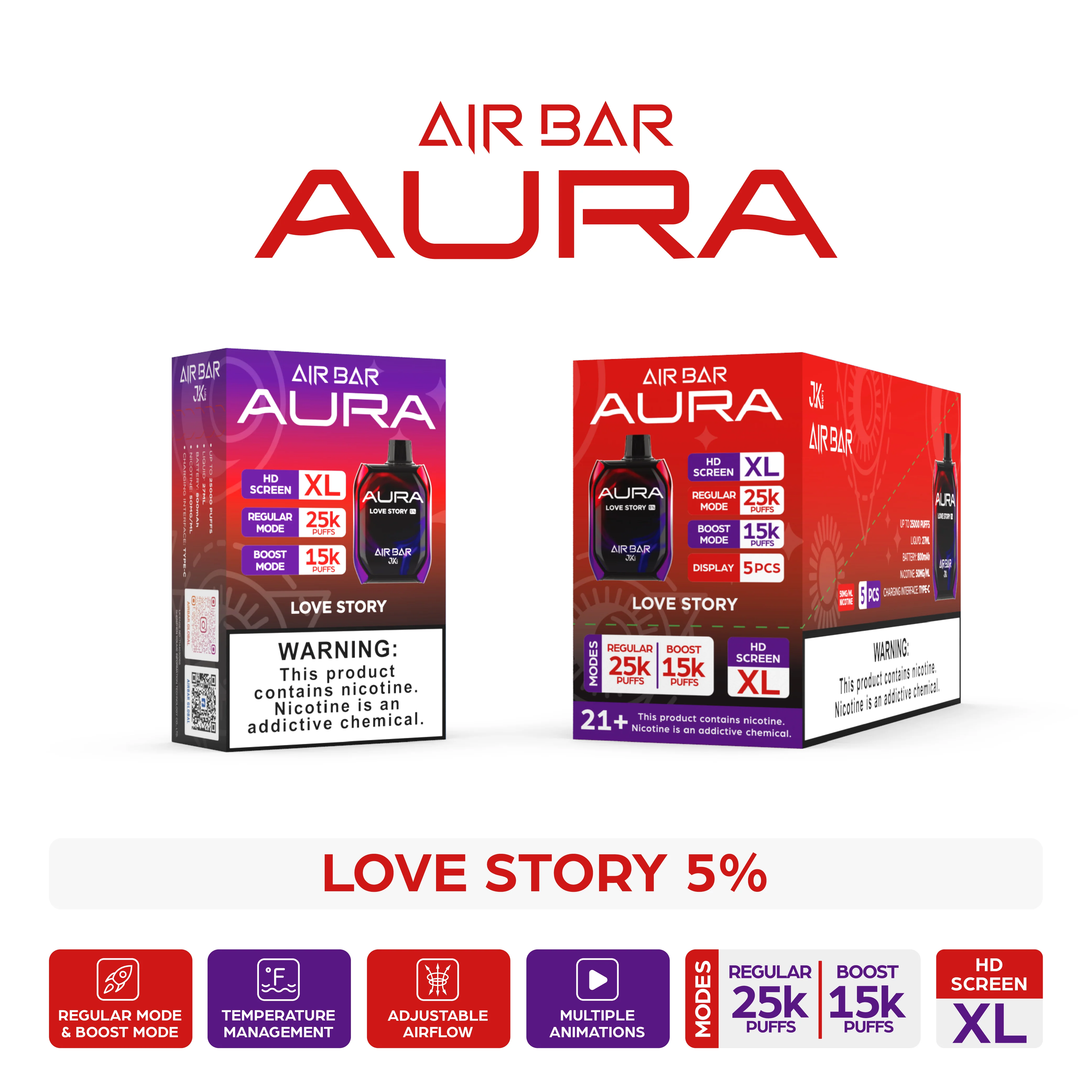 Air Bar Aura 25000 Puffs Disposable Vape Device - Image 29