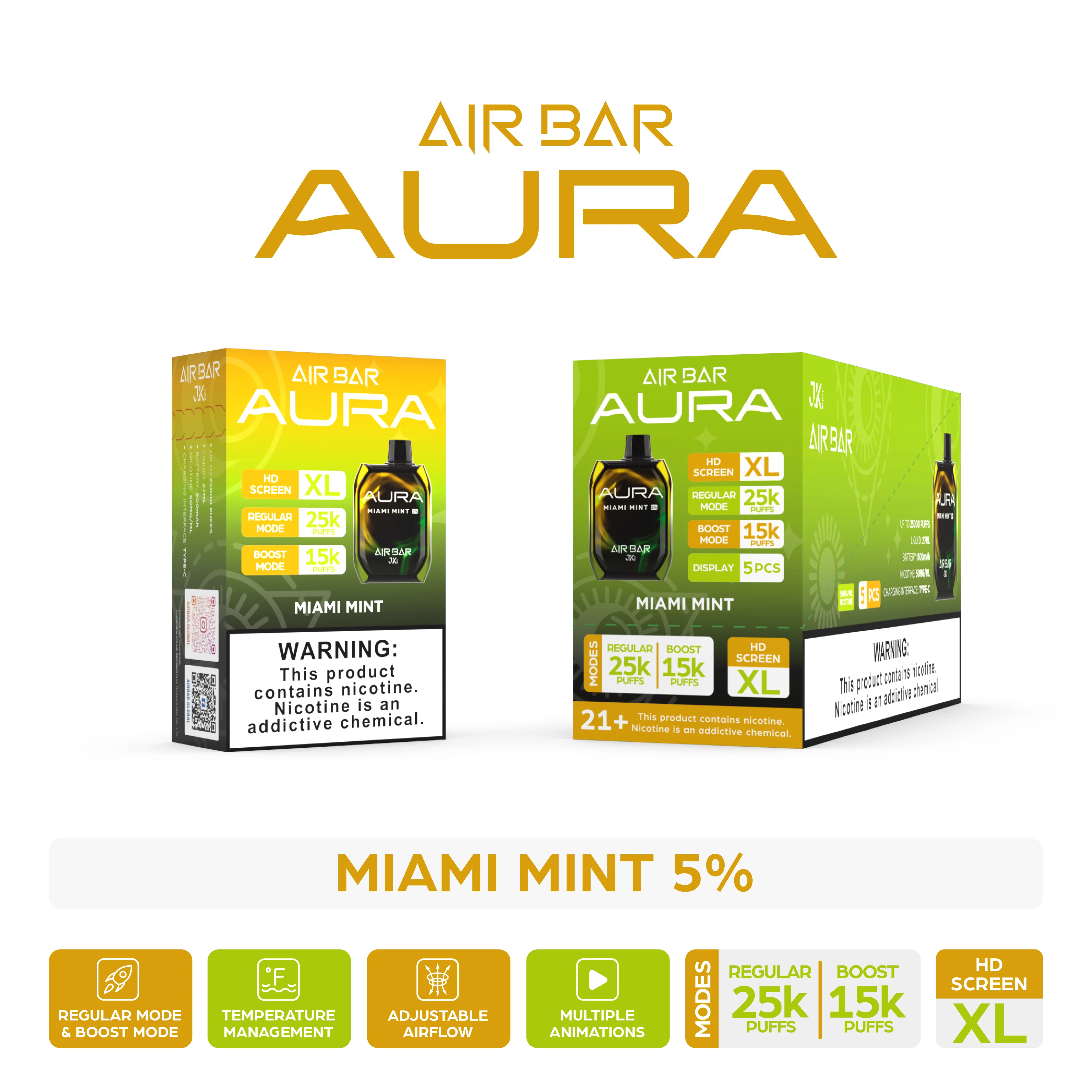 Air Bar Aura 25000 Puffs Disposable Vape Device - Image 30
