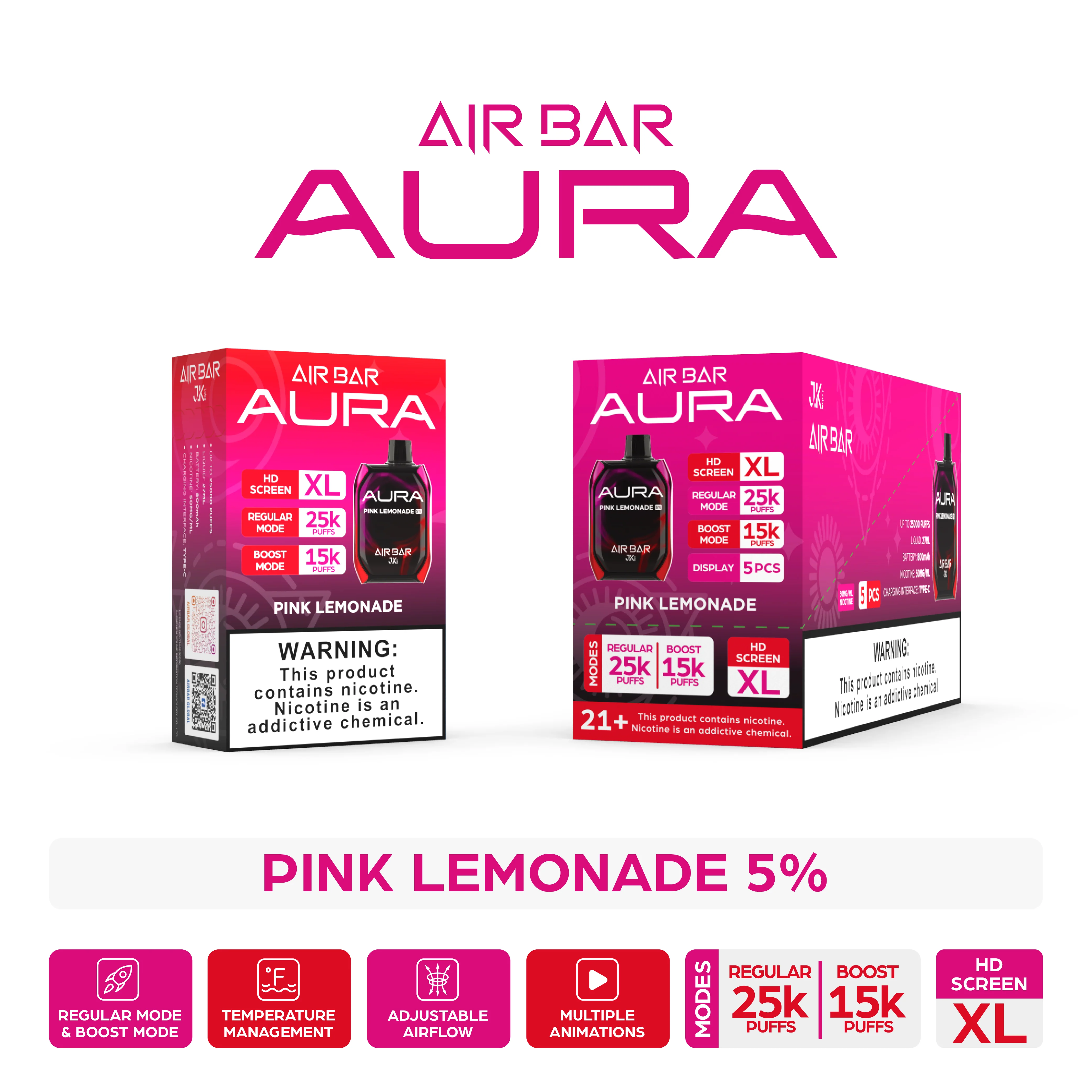Air Bar Aura 25000 Puffs Disposable Vape Device - Image 31