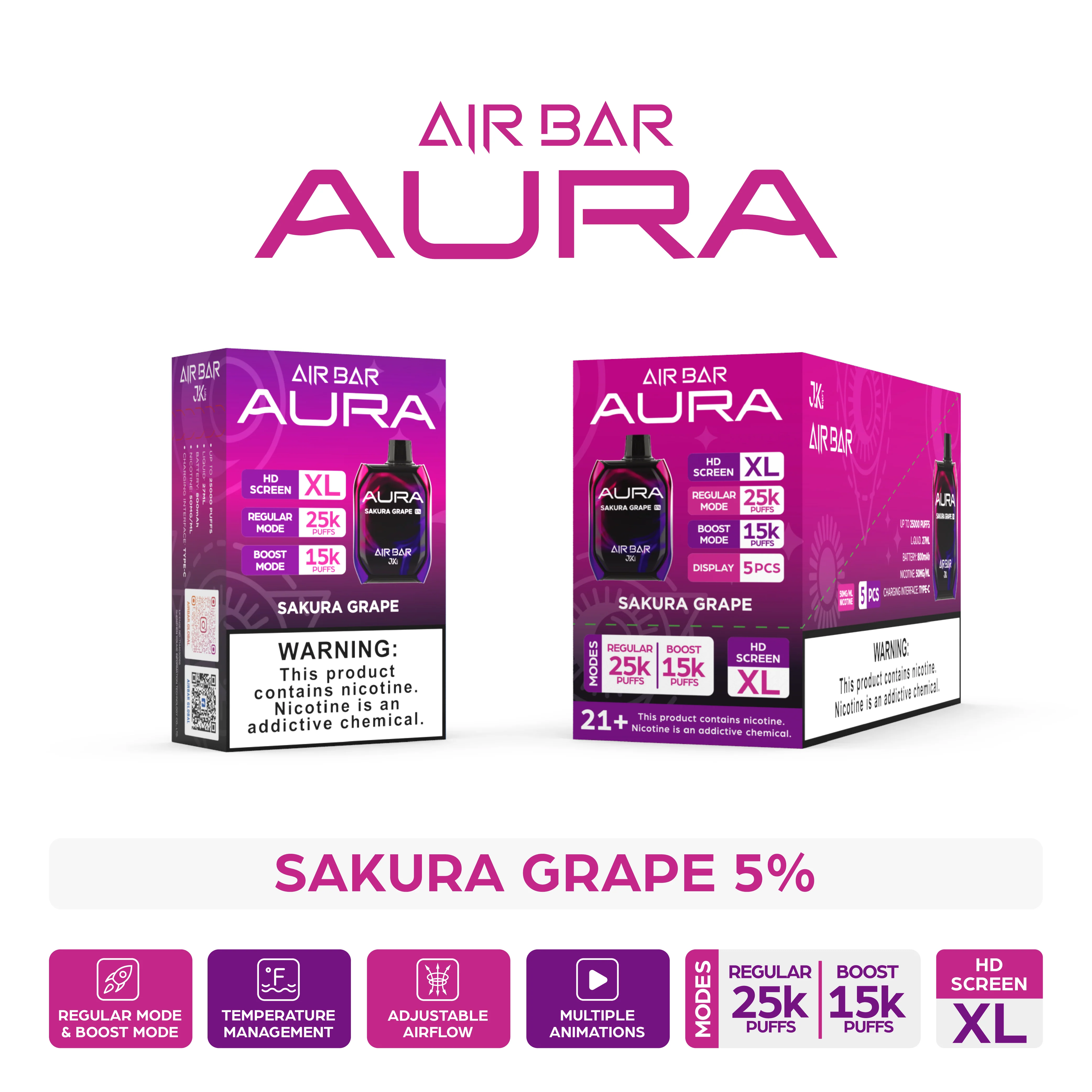 Air Bar Aura 25000 Puffs Disposable Vape Device - Image 32