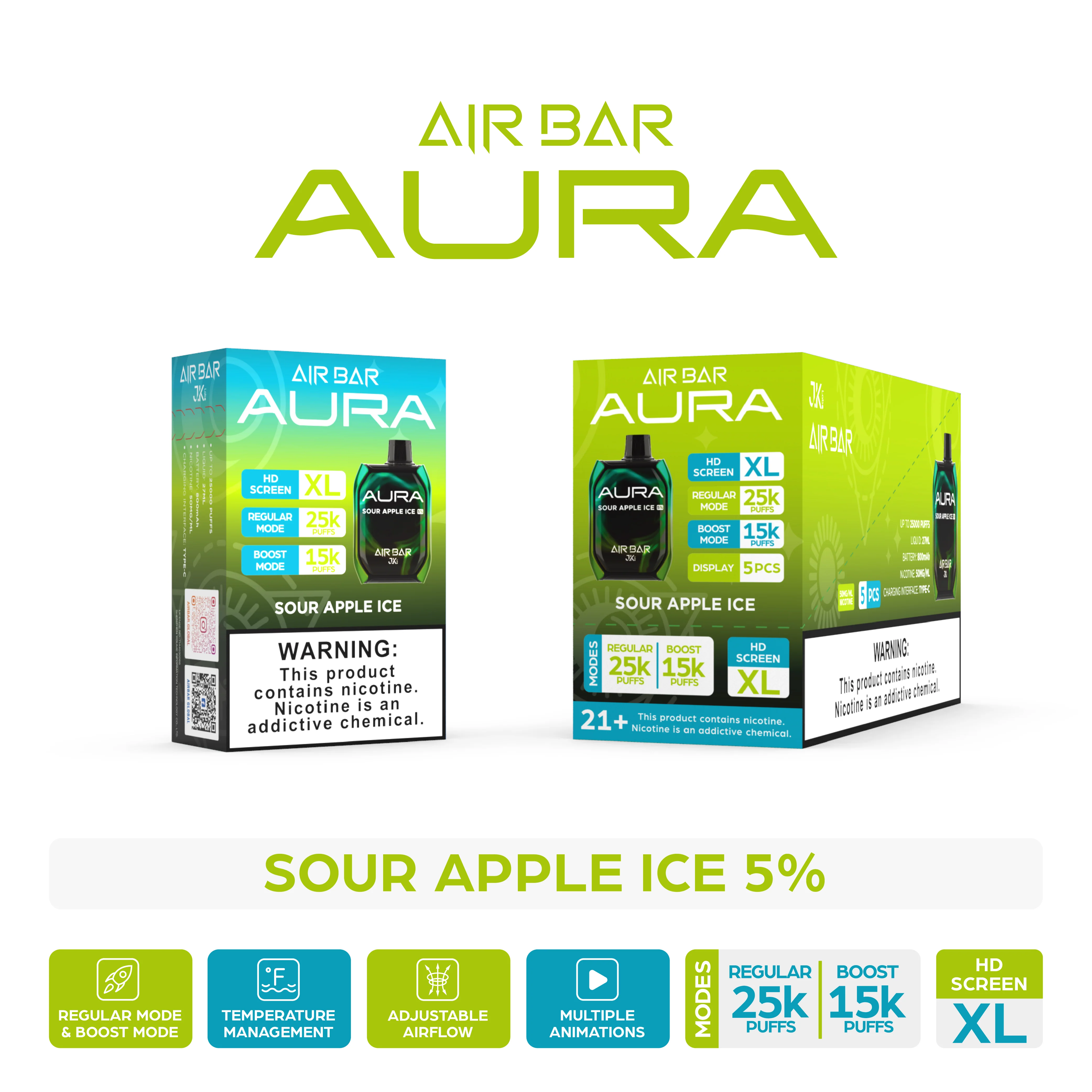 Air Bar Aura 25000 Puffs Disposable Vape Device - Image 33