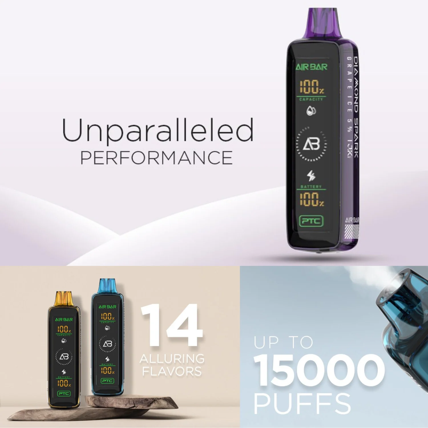 Air Bar Diamond Spark 15000 Puffs Disposable Vape Device - Image 5