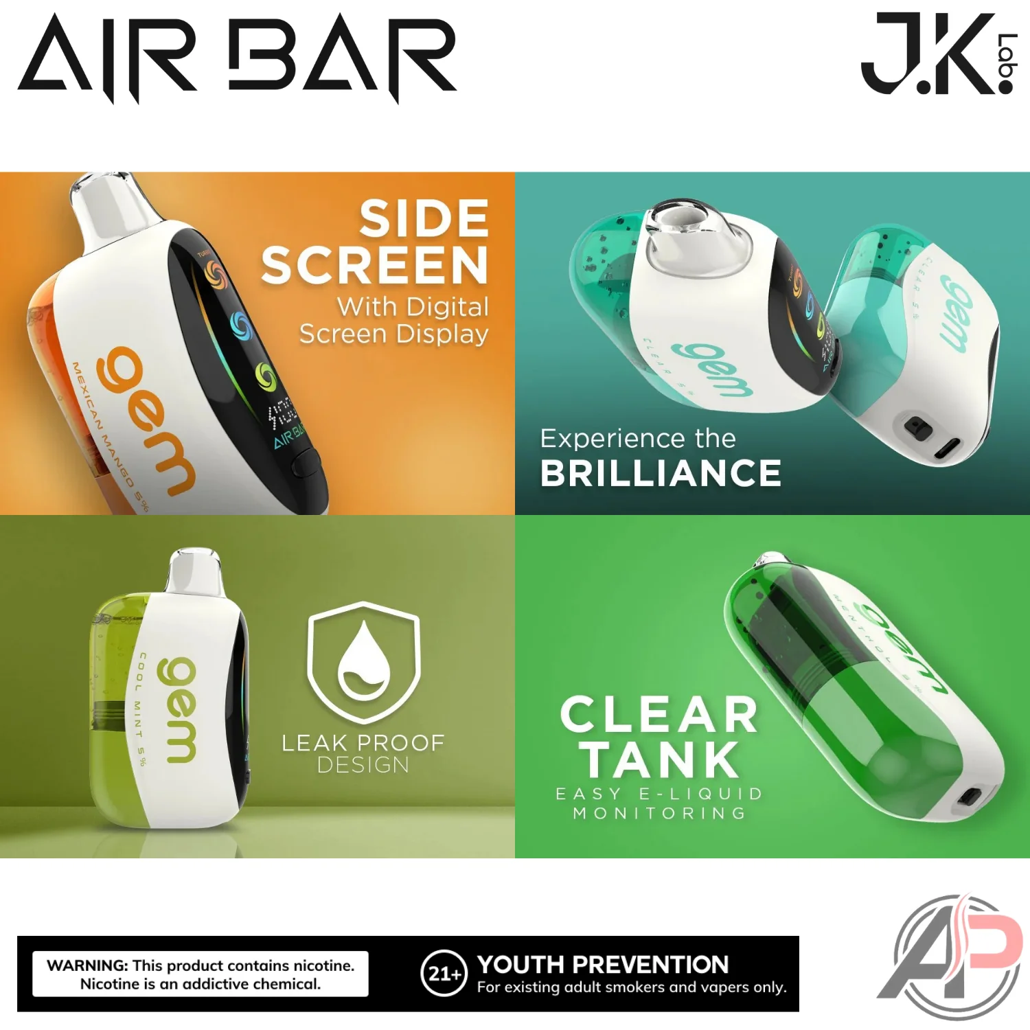 Air Bar Gem 50k Puffs Disposable Vape Device - Image 5