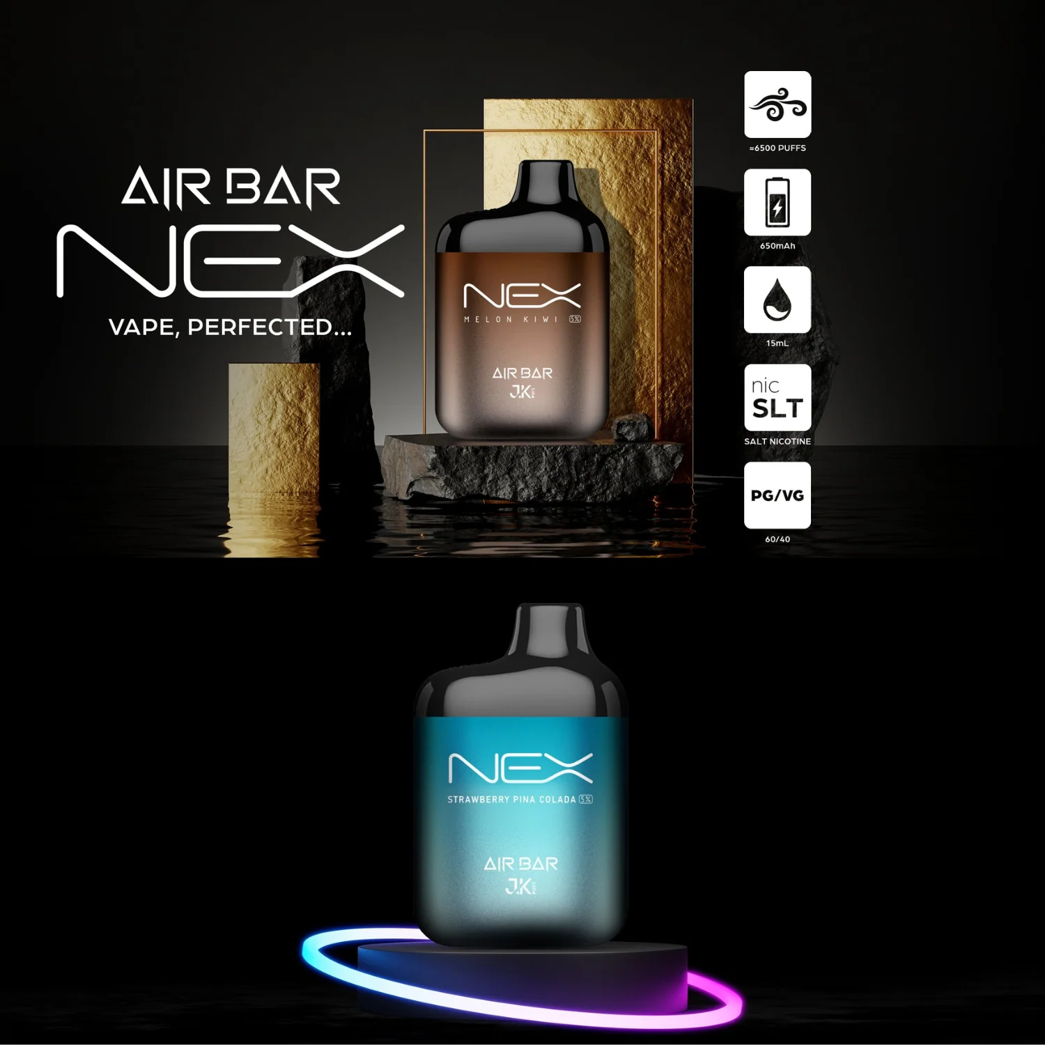 Air Bar Nex 6500 Puffs Disposable Vape Device - Image 4