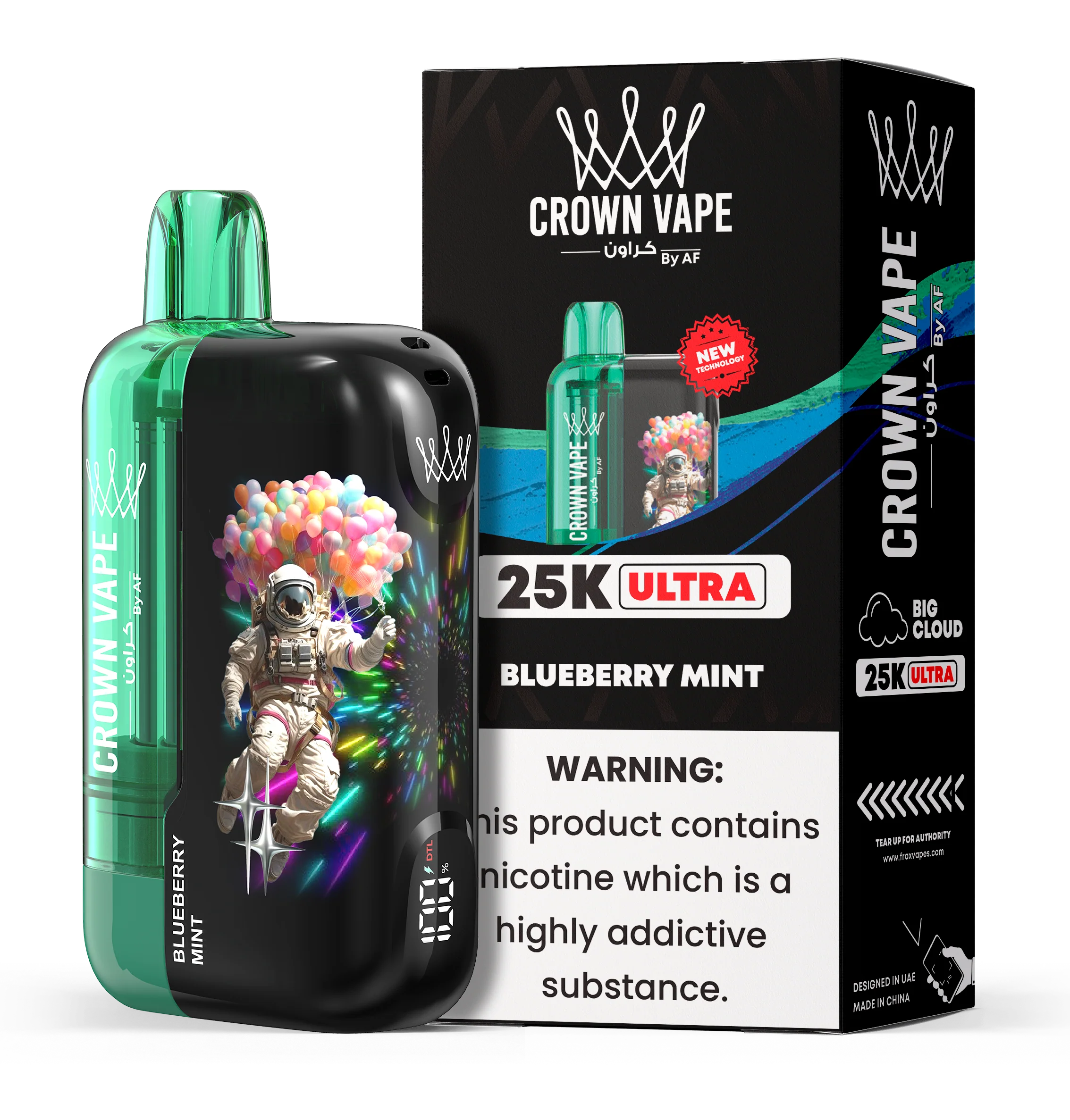 Al Fakher Crown Bar Ultra 25000 Puffs Disposable Vape Device - Image 12
