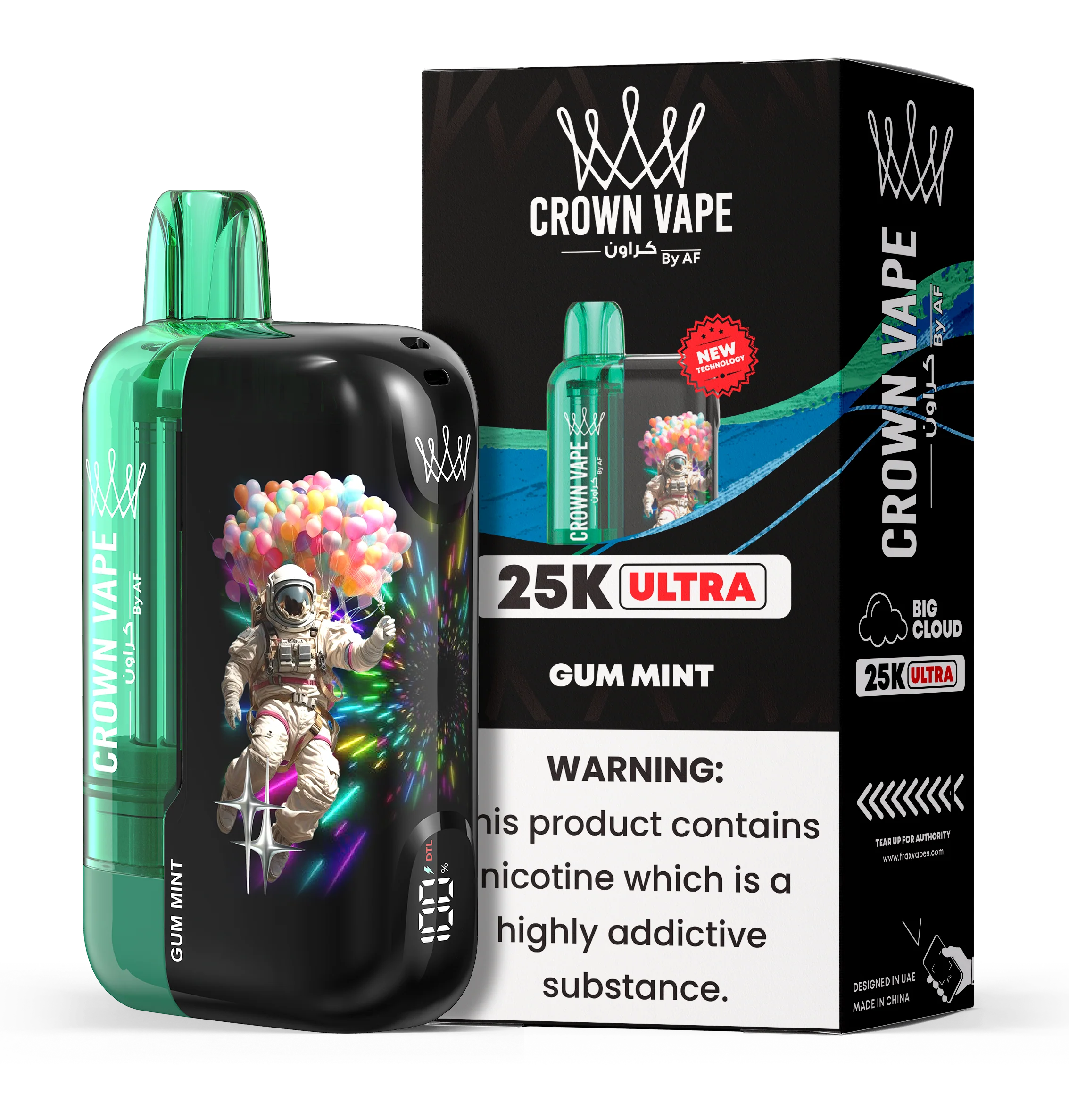 Al Fakher Crown Bar Ultra 25000 Puffs Disposable Vape Device - Image 23