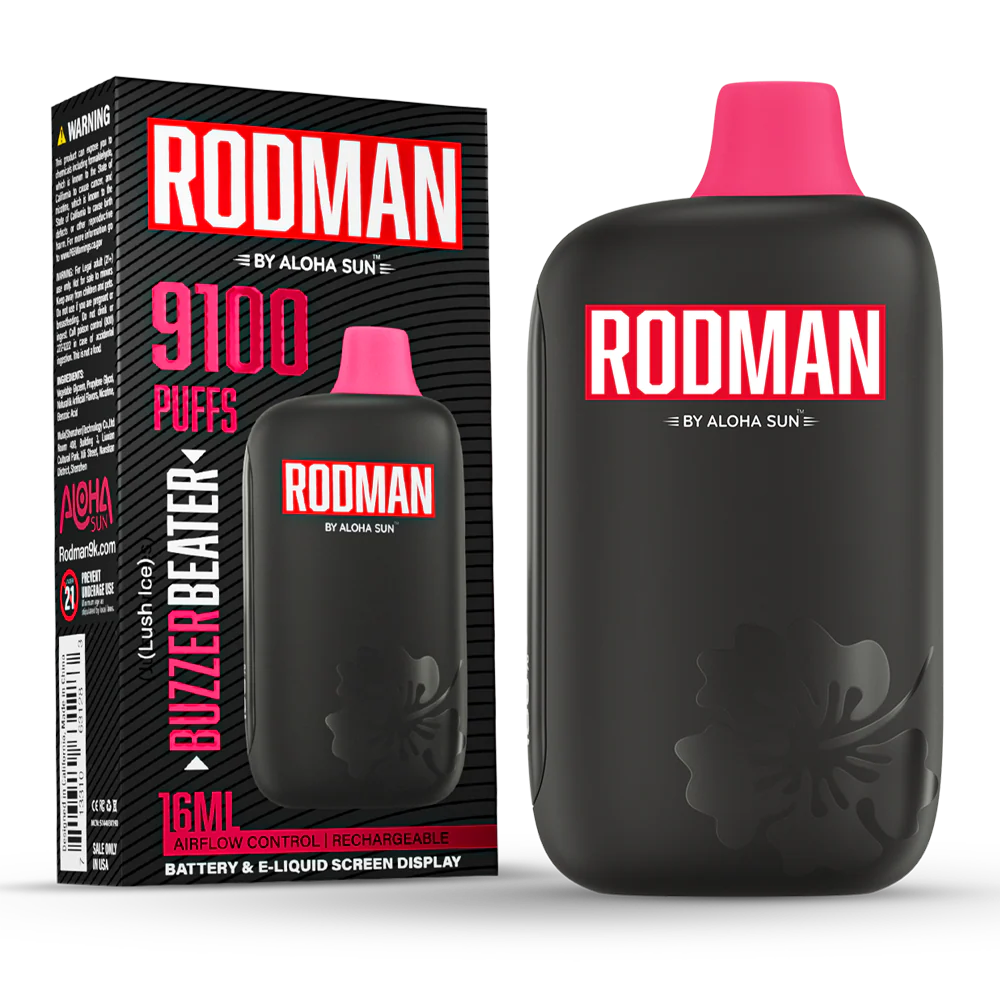 Aloha Sun Rodman 9100 Puffs Disposable Vape Device - Image 10