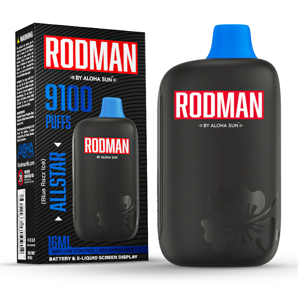 Aloha Sun Rodman 9100 Puffs Disposable Vape Device - Image 11