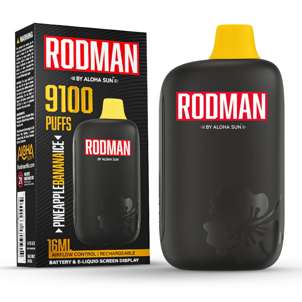 Aloha Sun Rodman 9100 Puffs Disposable Vape Device - Image 13