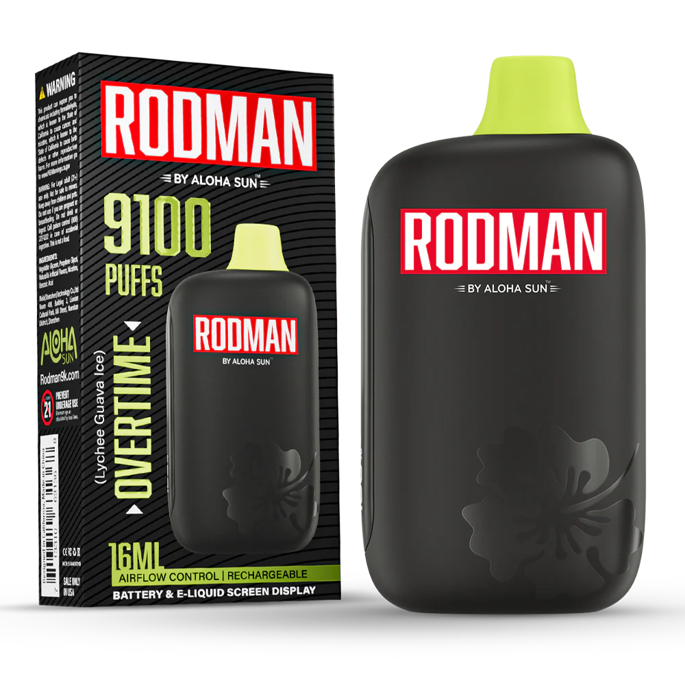 Aloha Sun Rodman 9100 Puffs Disposable Vape Device - Image 15