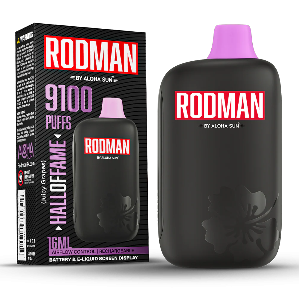 Aloha Sun Rodman 9100 Puffs Disposable Vape Device - Image 16
