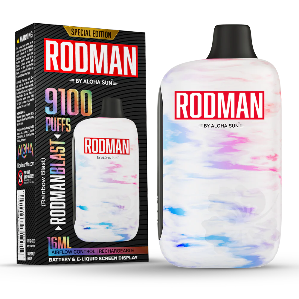 Aloha Sun Rodman 9100 Puffs Disposable Vape Device - Image 4