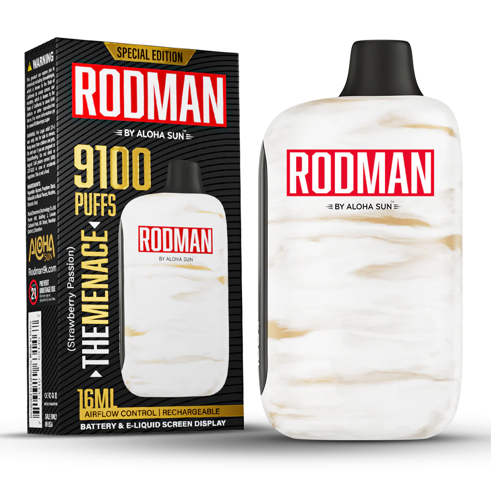 Aloha Sun Rodman 9100 Puffs Disposable Vape Device - Image 5