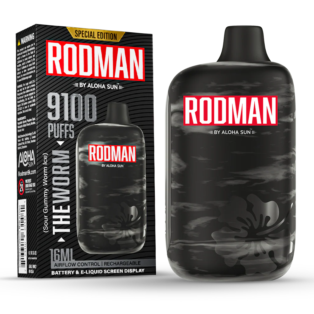 Aloha Sun Rodman 9100 Puffs Disposable Vape Device - Image 7