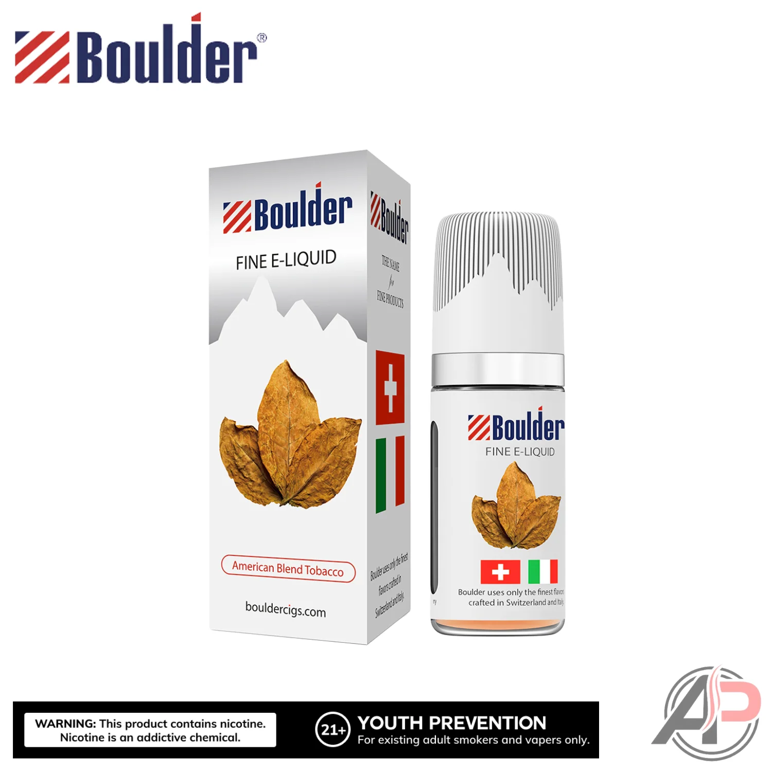 Boulder American Blend Tobacco E-Liquid 10mL - Image 4