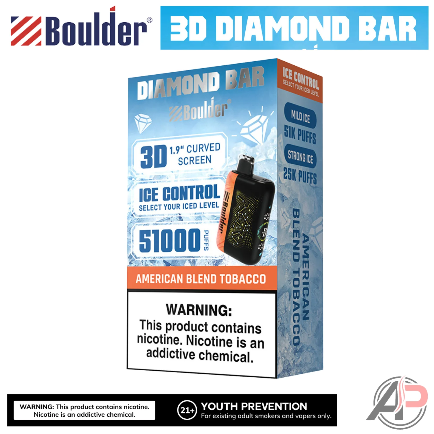 Boulder Diamond Bar 51000 Puffs Disposable Vape Device - Image 11
