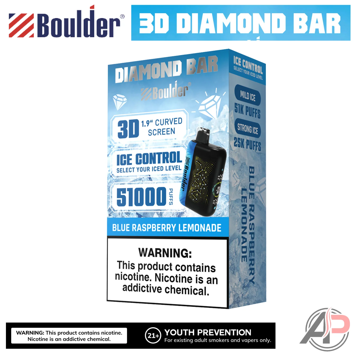 Boulder Diamond Bar 51000 Puffs Disposable Vape Device - Image 12