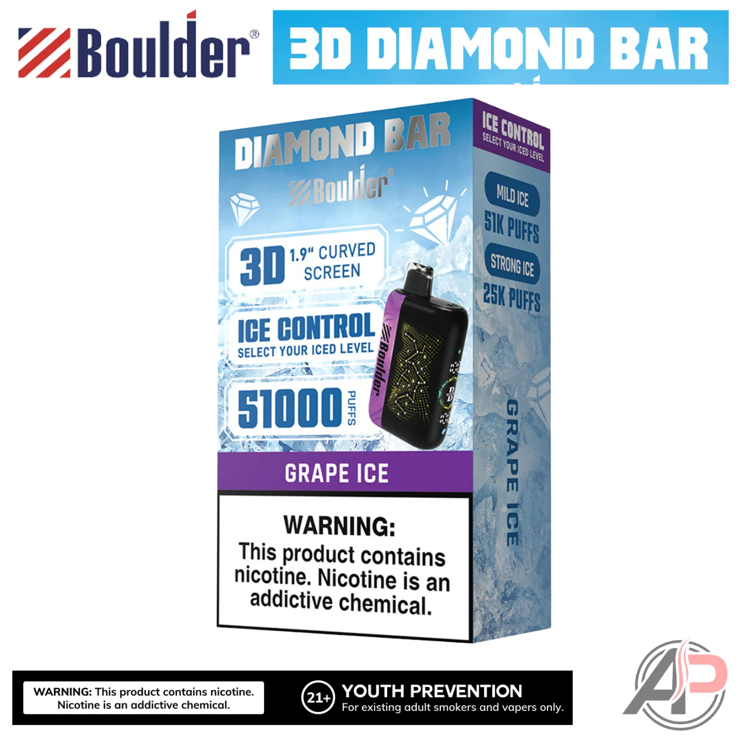 Boulder Diamond Bar 51000 Puffs Disposable Vape Device - Image 14