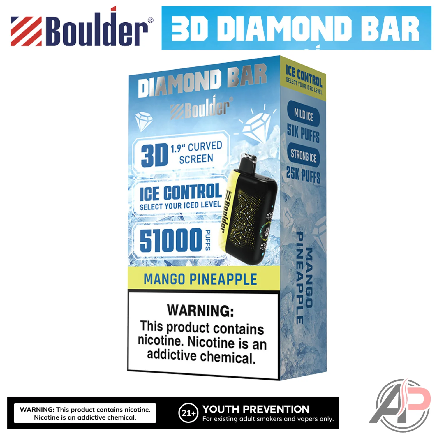 Boulder Diamond Bar 51000 Puffs Disposable Vape Device - Image 15