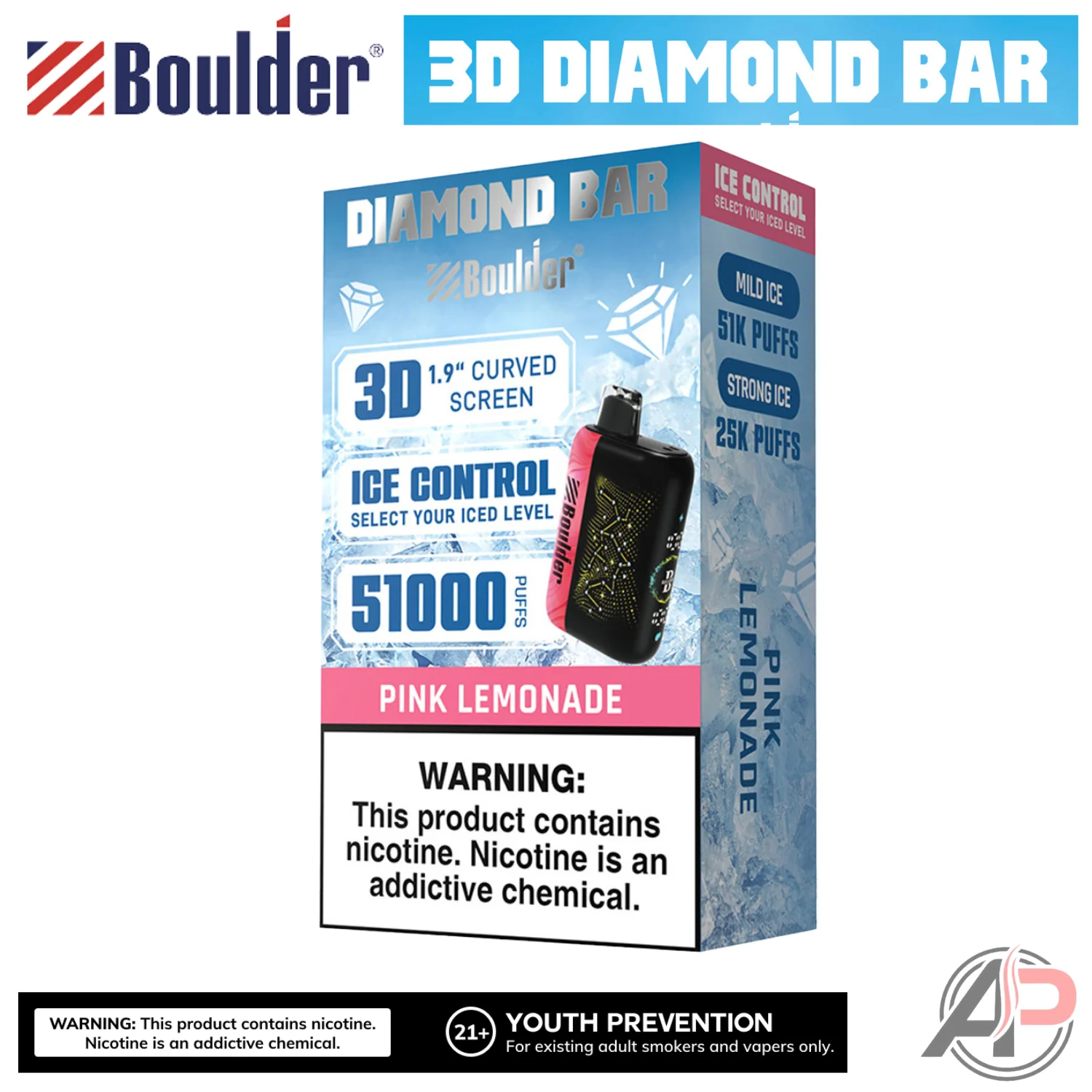 Boulder Diamond Bar 51000 Puffs Disposable Vape Device - Image 16