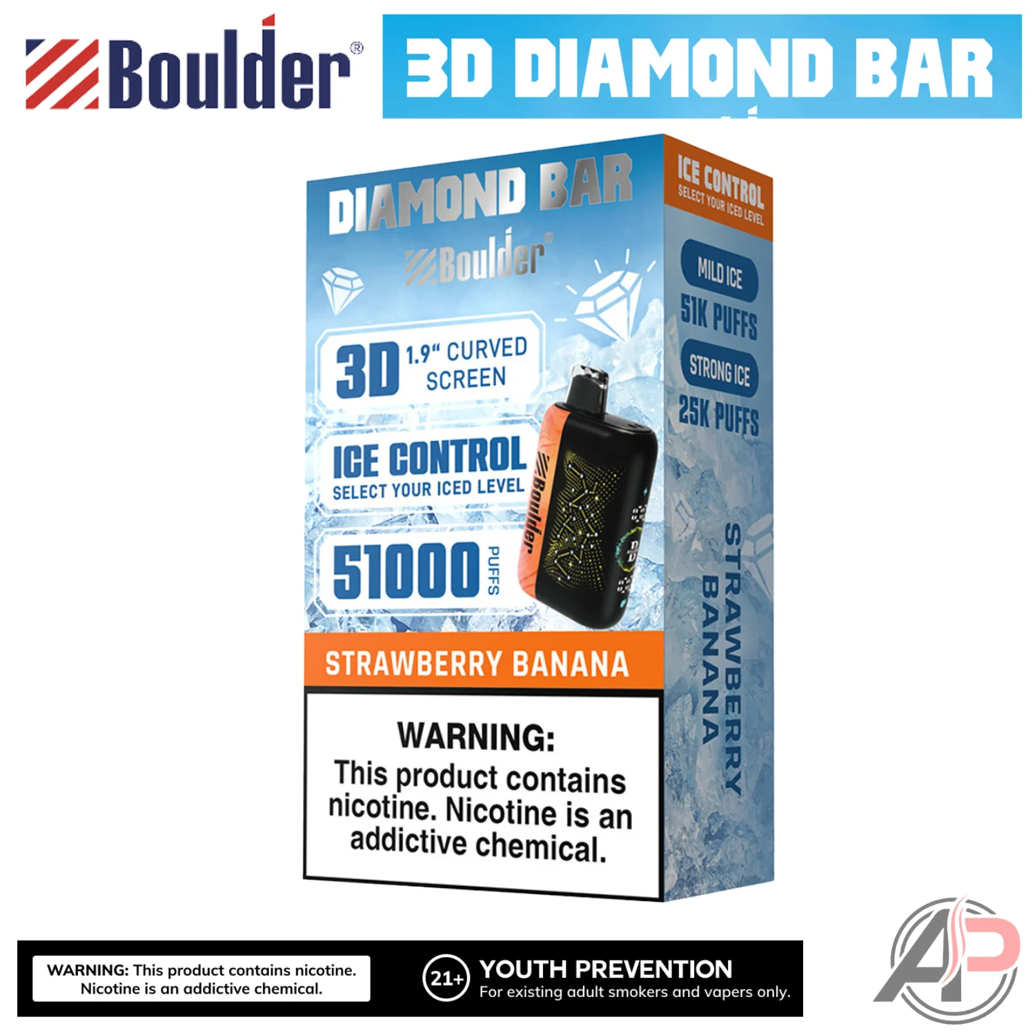 Boulder Diamond Bar 51000 Puffs Disposable Vape Device - Image 18